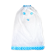 Premium Hanging Cradle Mosquito Net with Decorative Border & Hanging Stars