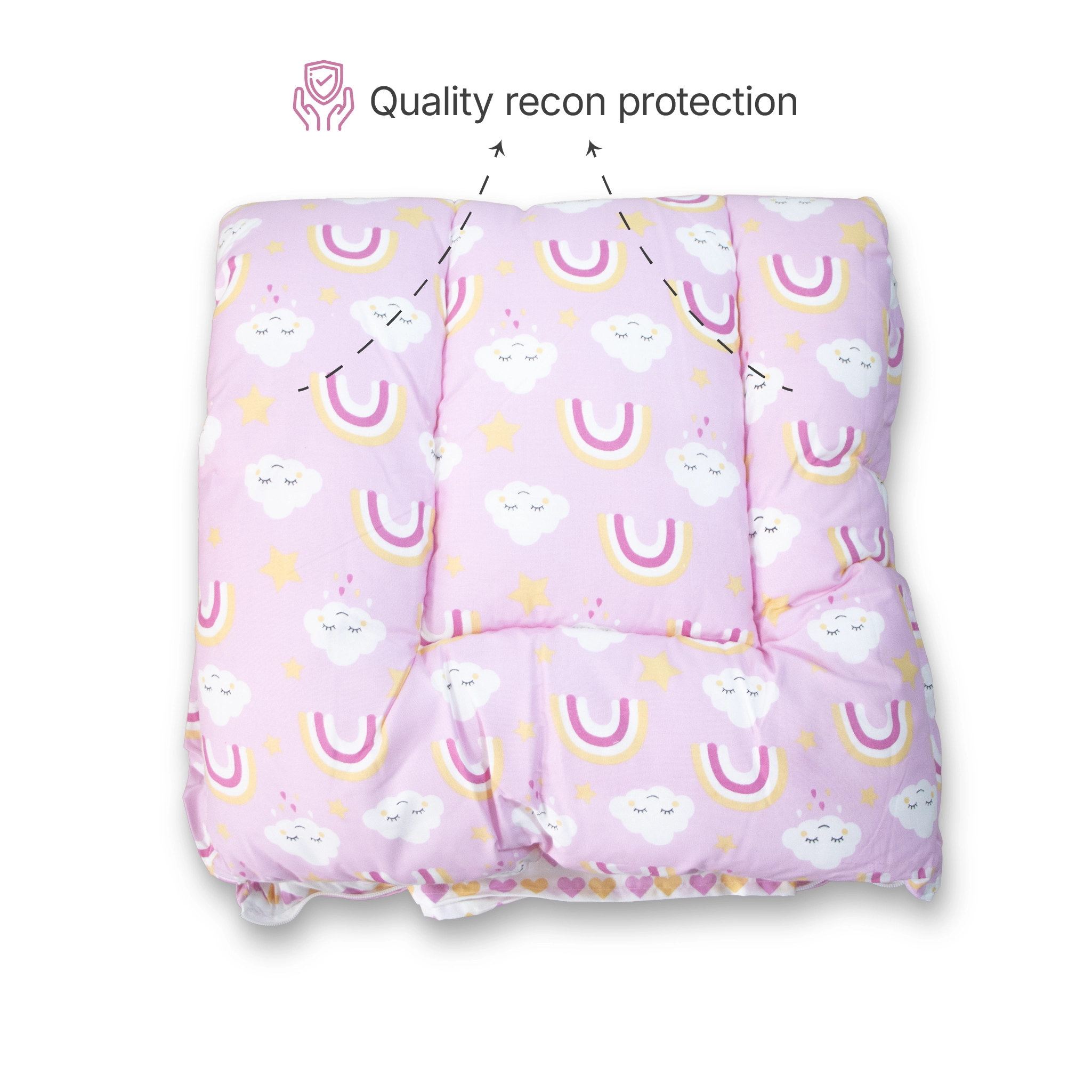 Premium Baby Hammock Cradle Combo | Attached Bed & Protective Mosquito Net