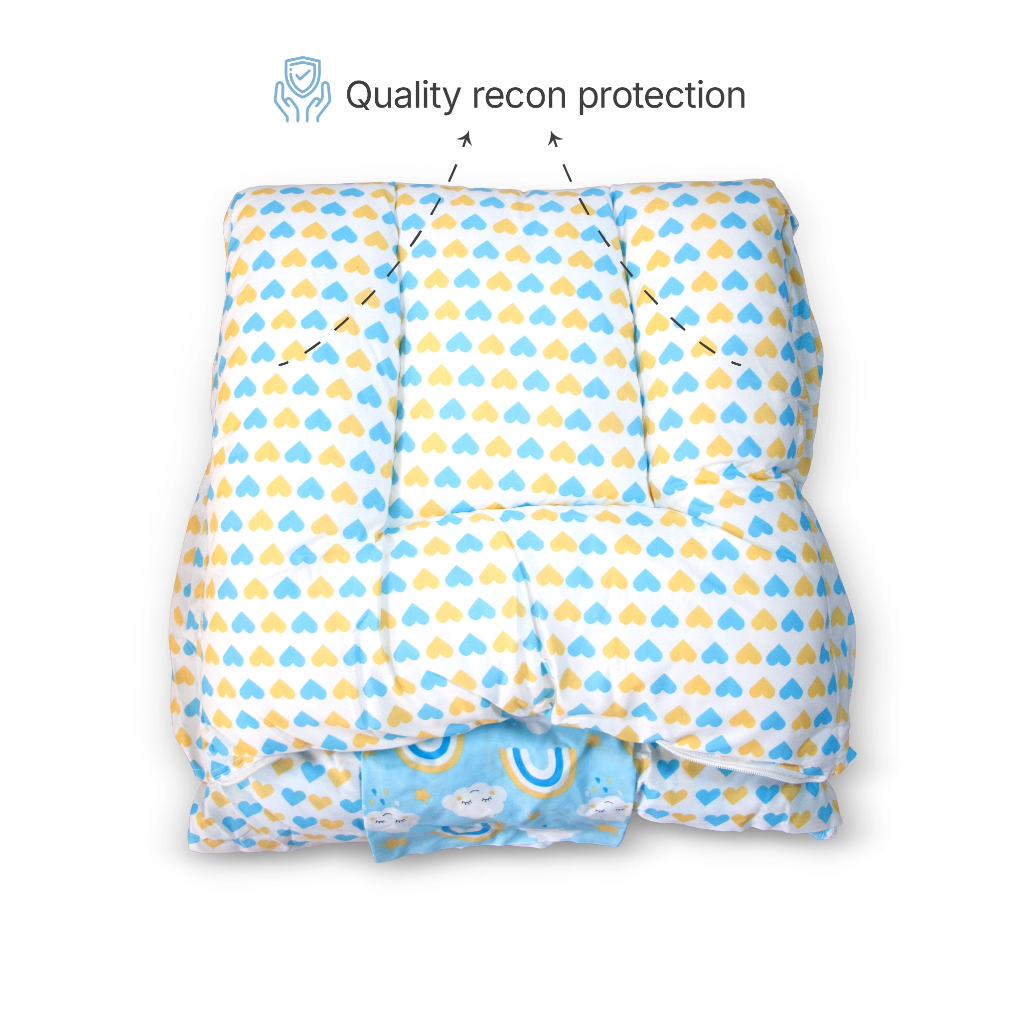 Premium Baby Hammock Cradle Combo | Attached Bed & Protective Mosquito Net