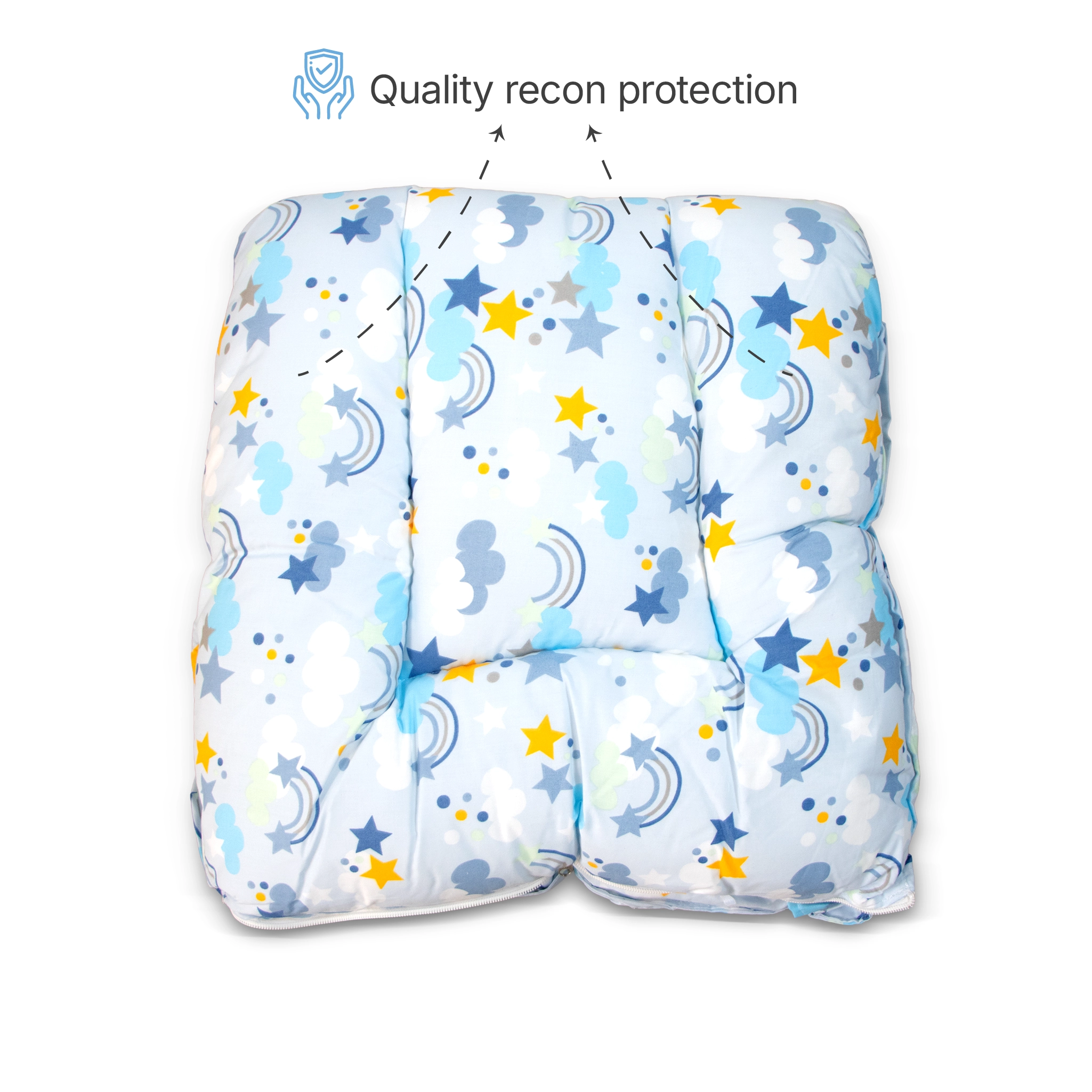 Premium Baby Hammock Cradle Combo | Attached Bed & Protective Mosquito Net
