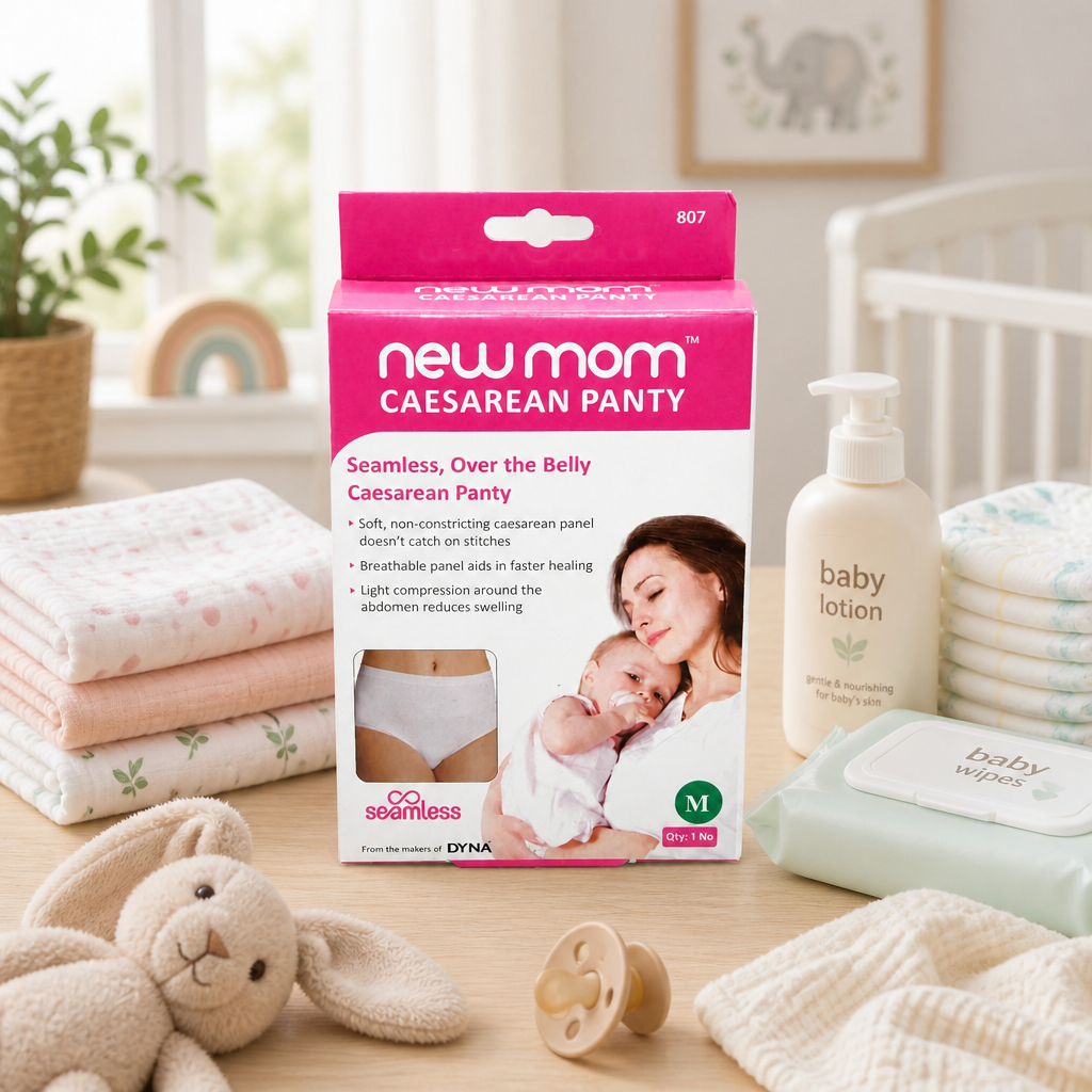 New Mom™ Seamless Over-the-Belly Caesarean Panty | Postpartum C-Section Recovery Underwear