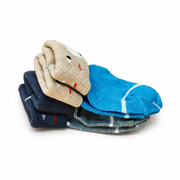 Kids Boon Premium Baby & Toddler Socks - 3-Pair Pack (Cute Animal & Striped Designs)