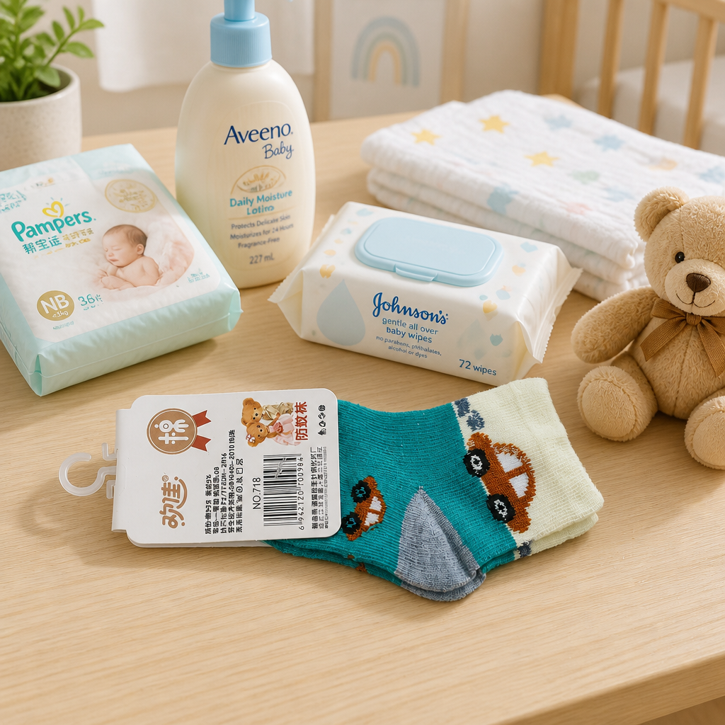 Kids Boon Soft Cotton Baby Socks - Breathable Toddler Ankle Socks with Cute Car Pattern