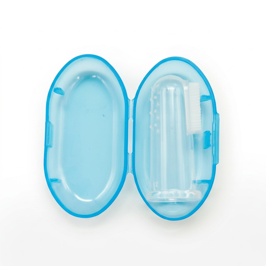 Kids Boon Premium Silicone Baby Finger Toothbrush & Gum Massager | Infant Oral Care Teether