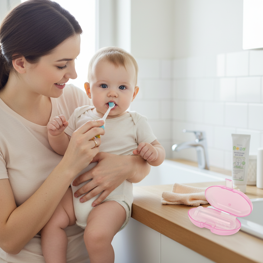 Kids Boon Cute Character Toddler Toothbrush – Extra Soft Bristles for Gentle Baby Oral Care