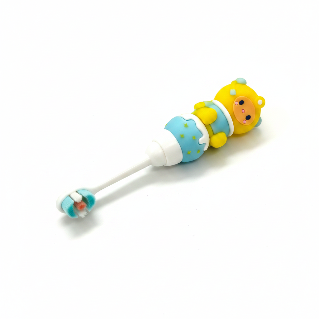 Kids Boon Cute Character Toddler Toothbrush – Extra Soft Bristles for Gentle Baby Oral Care