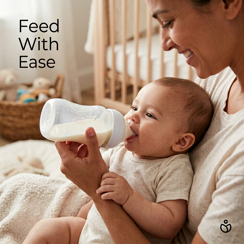 Kids Boon Premium Silicone Baby Bottle Nipples | Anti-Colic Replacement Teats | BPA-Free | 2-Pack
