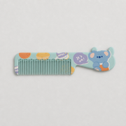 Ultra-Soft Gentle Baby Hair Comb – Cute Koala & Pastel Printed Toddler Grooming Brush