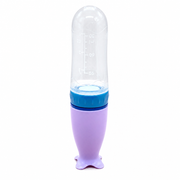 Silicone Baby Food Dispensing Spoon & Squeeze Feeder (90ml) | Mess-Free Infant Weaning Tool