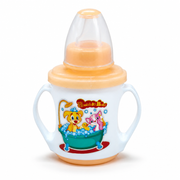 Toddler Training Sippy Cup with Easy-Grip Twin Handles – Spill-Proof Baby Drinking Cup