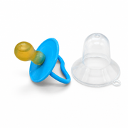 Kids Boon Soothing Baby Pacifier with Protective Hygiene Cap - Blue