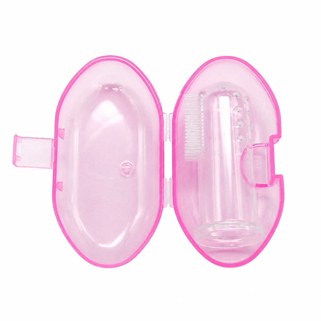 Kids Boon Soft Silicone Baby Finger Toothbrush & Gum Massager - BPA Free