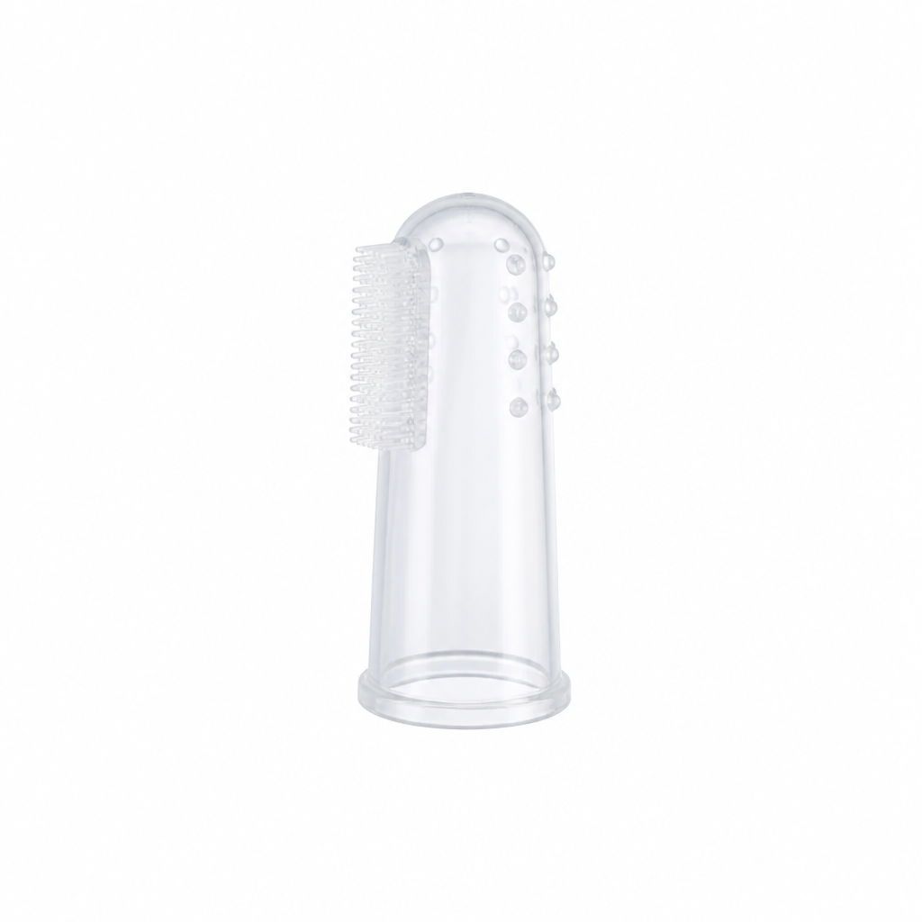Kids Boon Soft Silicone Baby Finger Toothbrush & Gum Massager - BPA Free