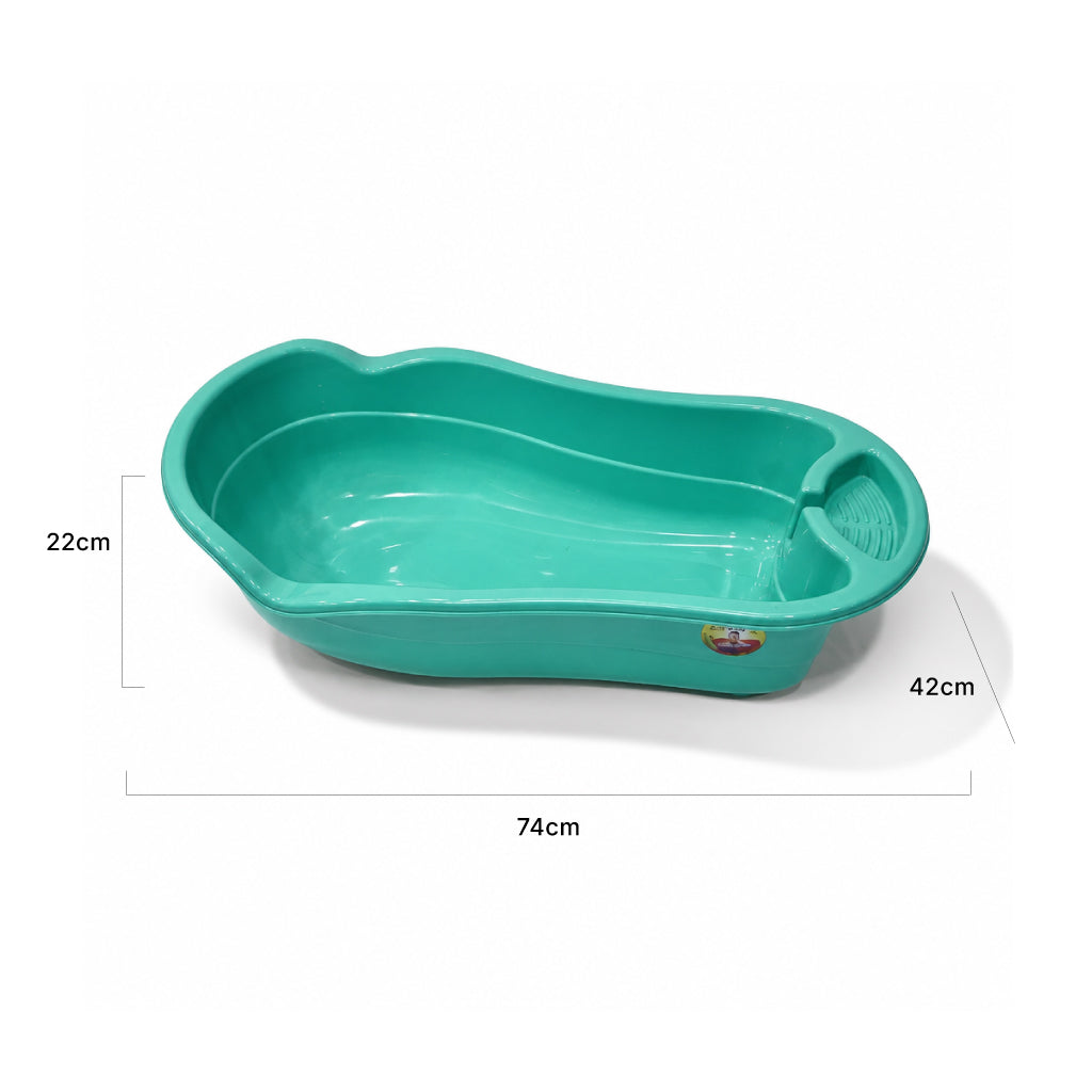 Premium Ergonomic Baby Bath Tub with Smooth Edges - Safe & Comfortable Infant Bathing