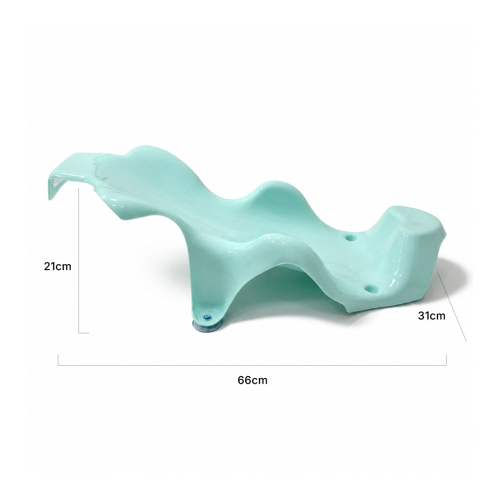 Ergonomic Anti-Slip Baby Bath Seat Support | Reclined Infant & Toddler Bather (0–3 Years)