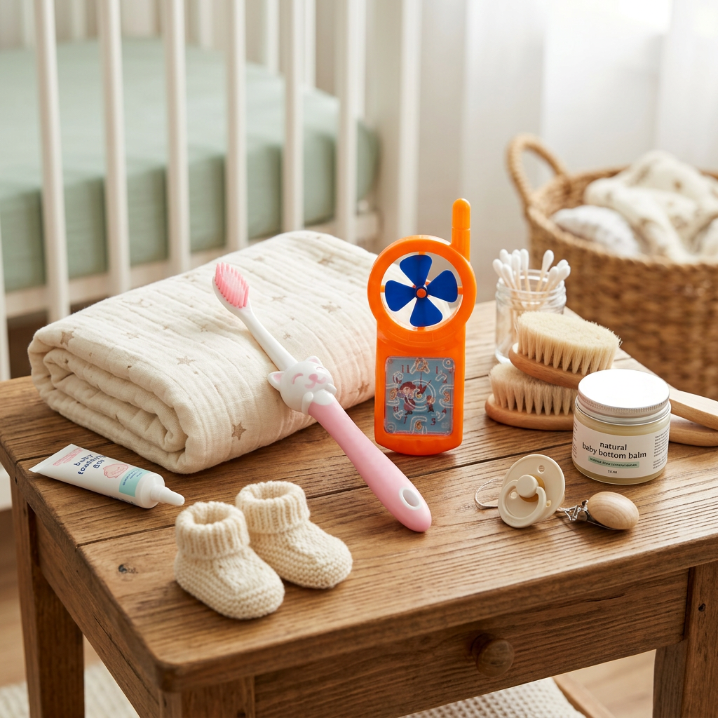 Fun Kitten Kids Toothbrush Set with Interactive Clock & Fan Toy - Soft Bristles for Toddlers