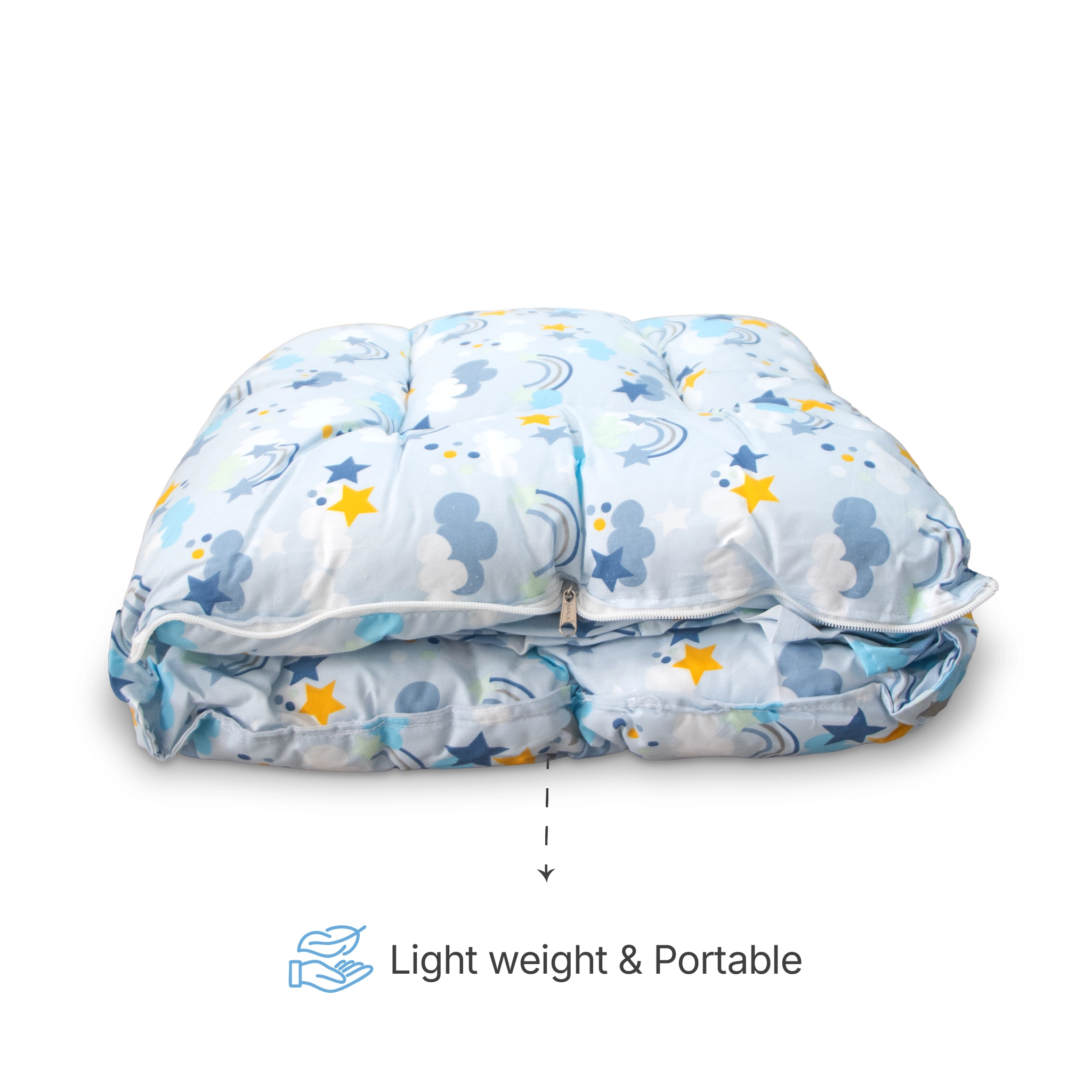 Premium Baby Hammock Cradle Combo | Attached Bed & Protective Mosquito Net