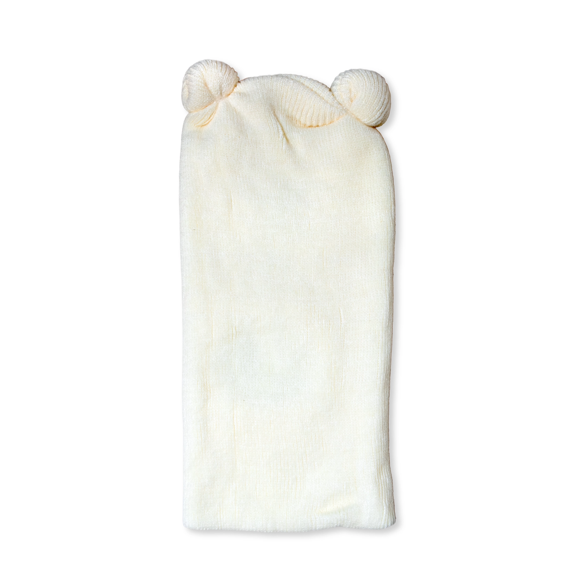 Kids Boon Knit Monkey Cap – Cozy Winter Balaclava with Bear Patch for Babies & Toddlers