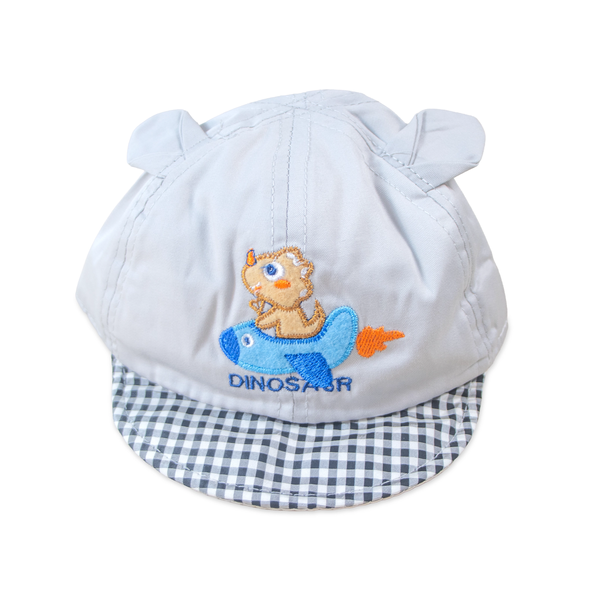 Cute Dinosaur Baby Cap Combo – 2-Pack Adjustable Cotton Toddler Baseball Hats