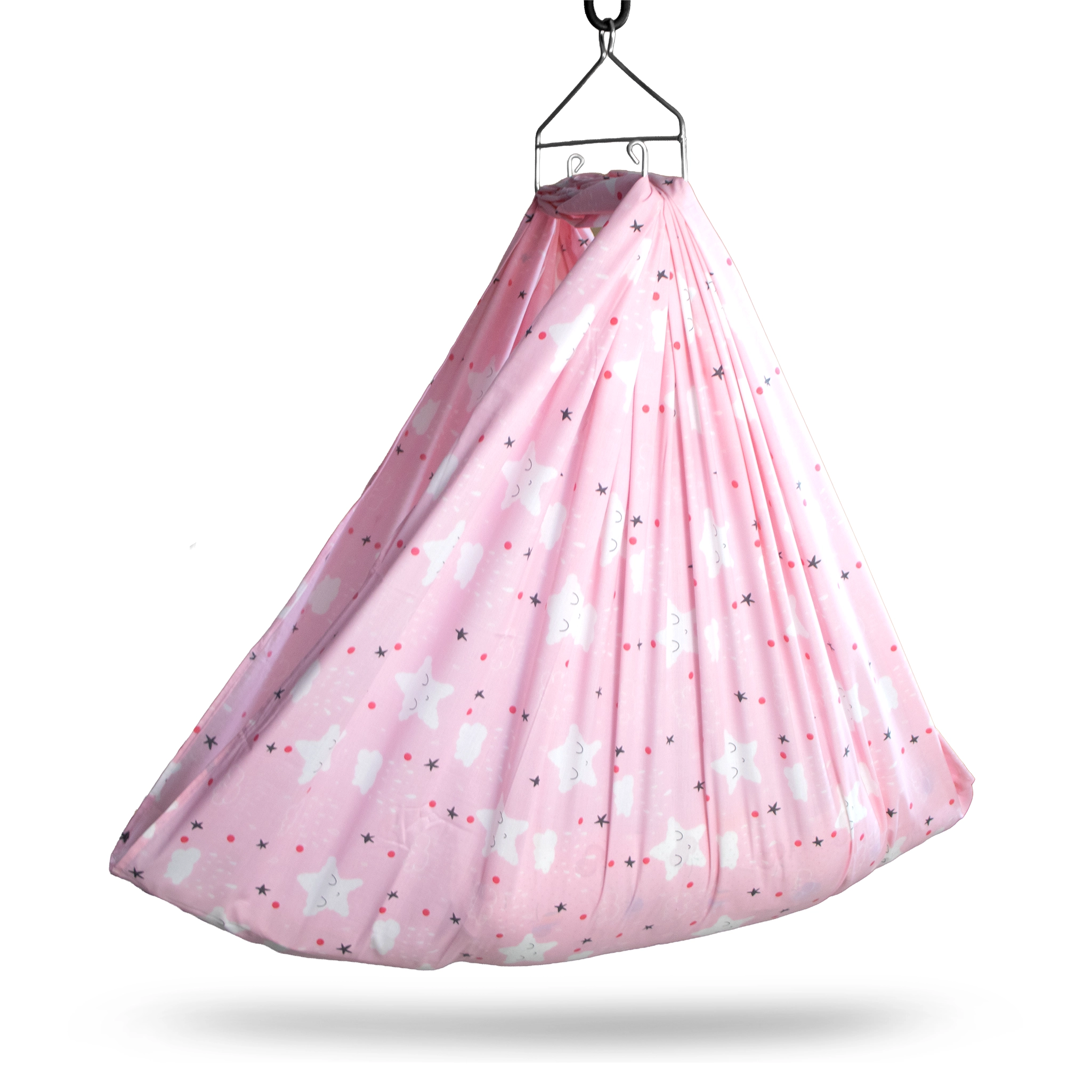 Premium 100% Cotton Hooded Baby Hammock Cradle Cloth