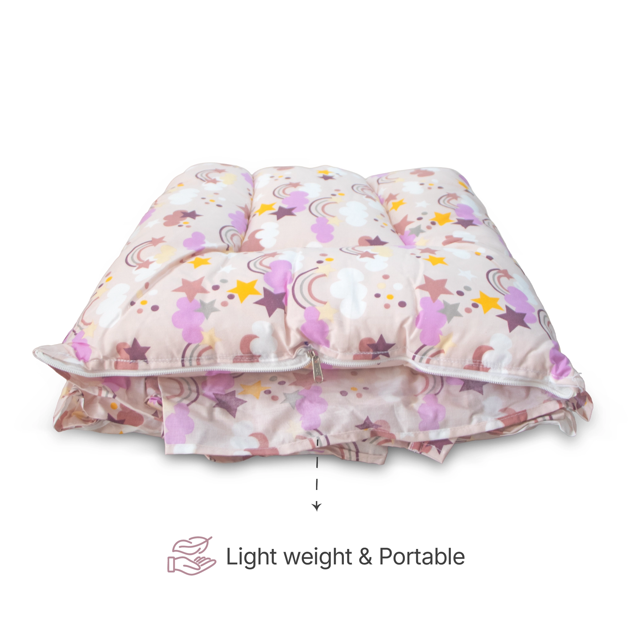 Premium Baby Hammock Cradle Combo | Attached Bed & Protective Mosquito Net