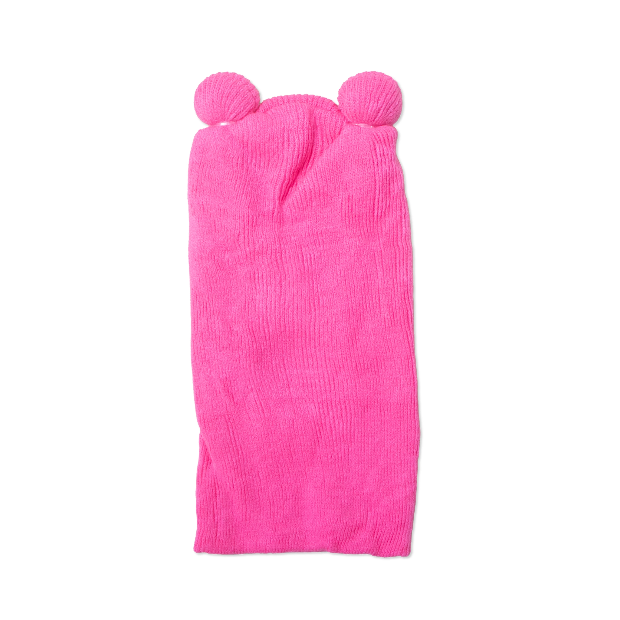 Kids Boon Knit Monkey Cap – Cozy Winter Balaclava with Bear Patch for Babies & Toddlers