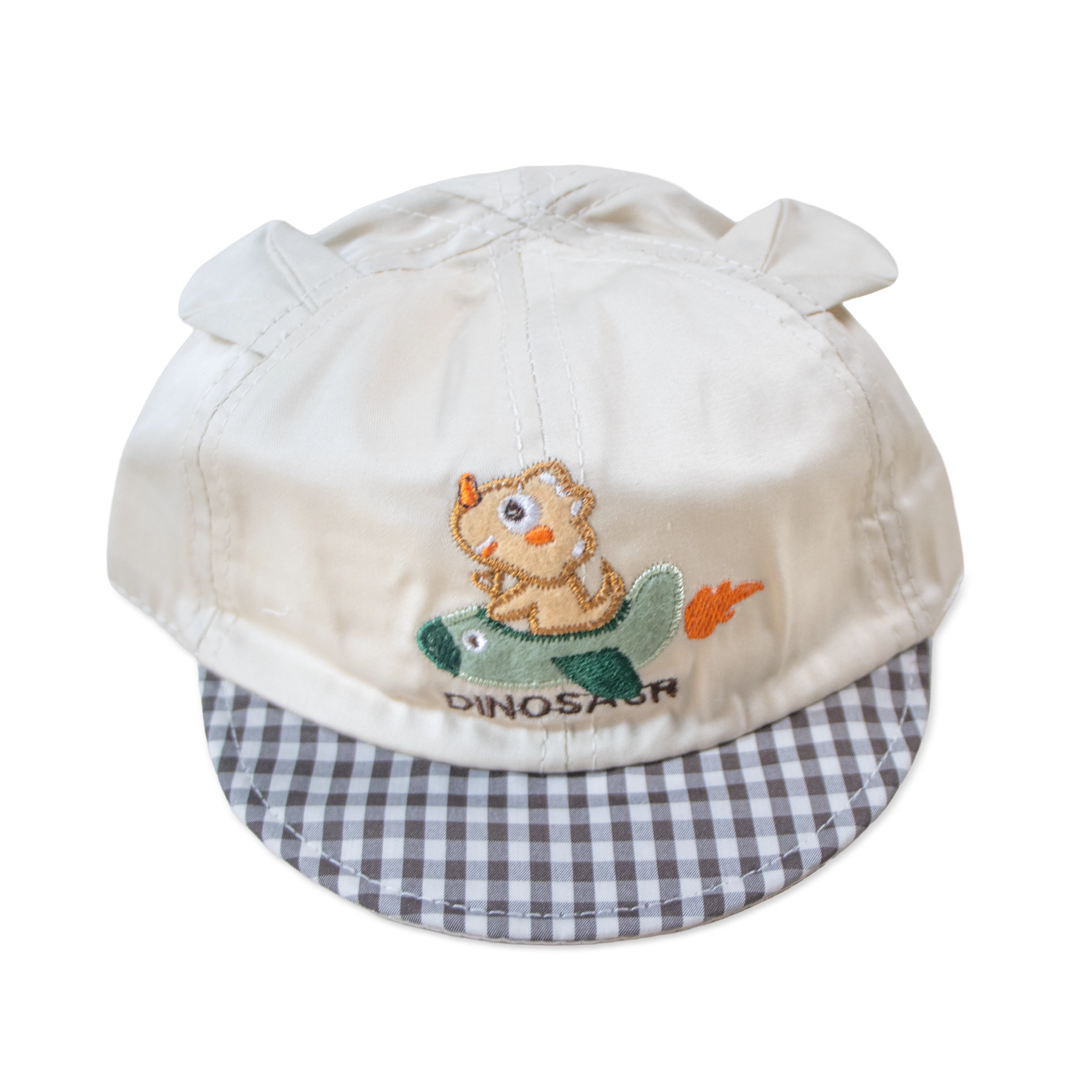 Cute Dinosaur Baby Cap Combo – 2-Pack Adjustable Cotton Toddler Baseball Hats