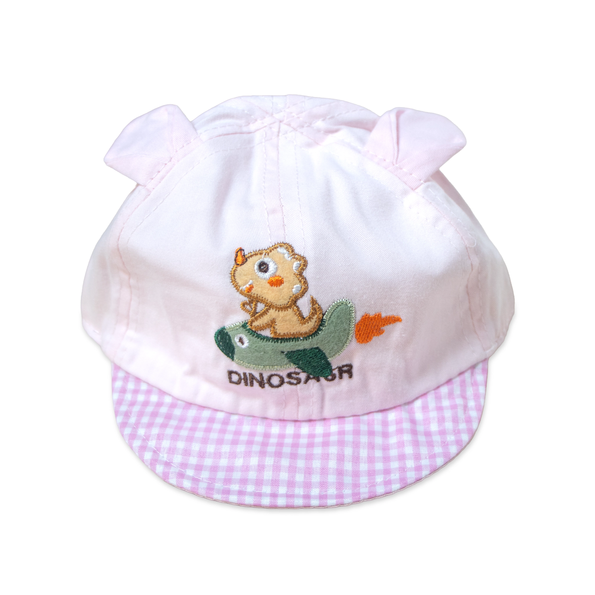 Cute Dinosaur Baby Cap Combo – 2-Pack Adjustable Cotton Toddler Baseball Hats
