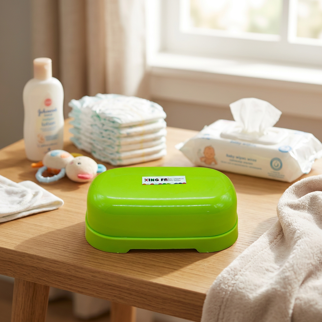 Vibrant Green Travel Soap Box with Lid | Multi-Purpose Plastic Storage Container by Xing Fa
