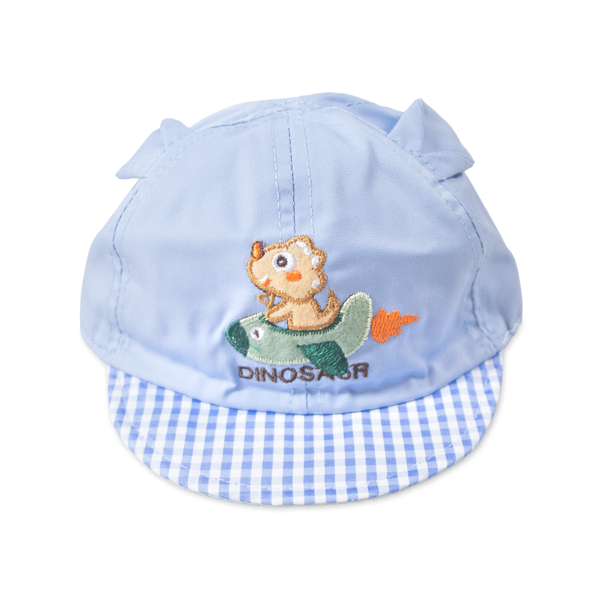 Cute Dinosaur Baby Cap Combo – 2-Pack Adjustable Cotton Toddler Baseball Hats
