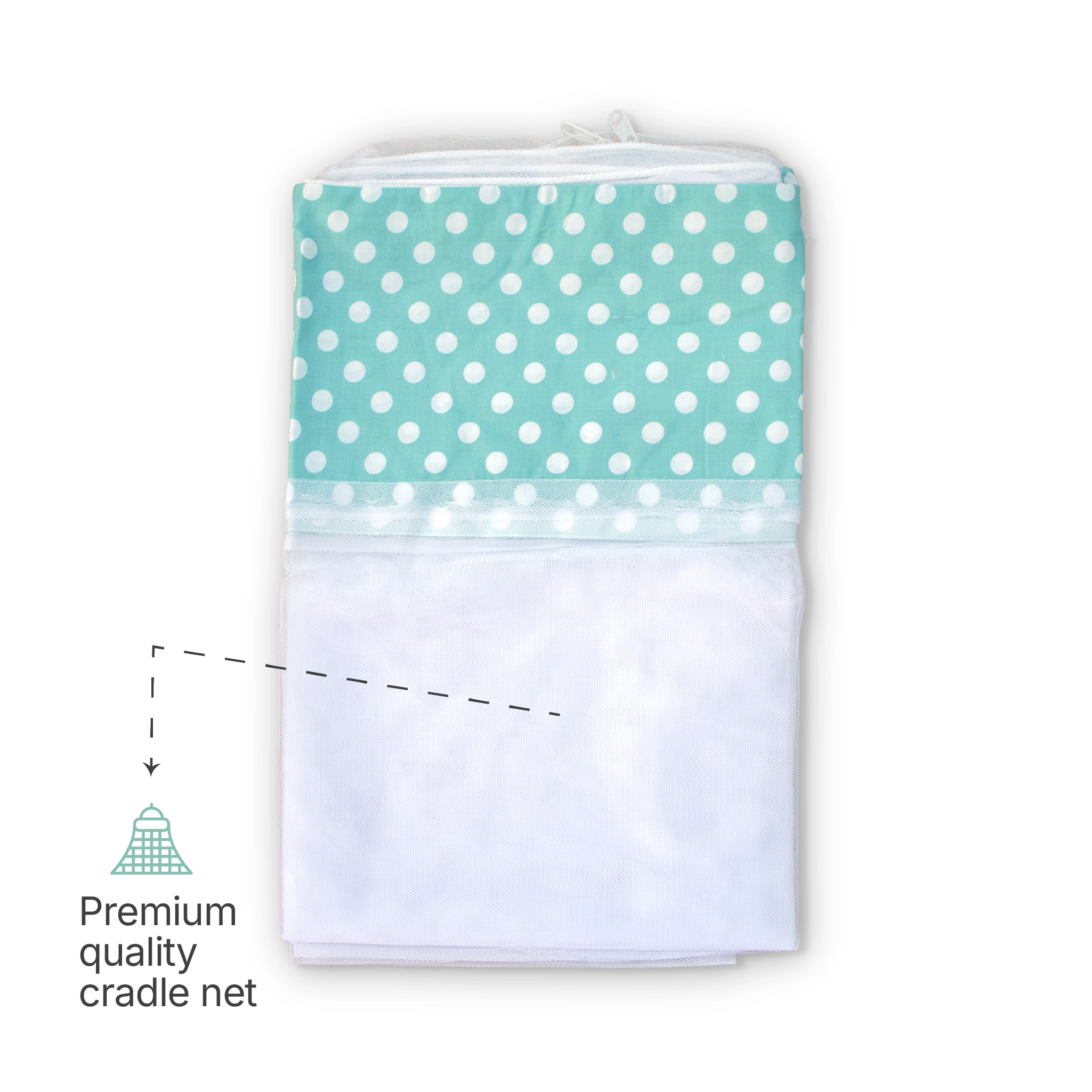 Premium Baby Hammock Cradle Combo | Attached Bed & Protective Mosquito Net