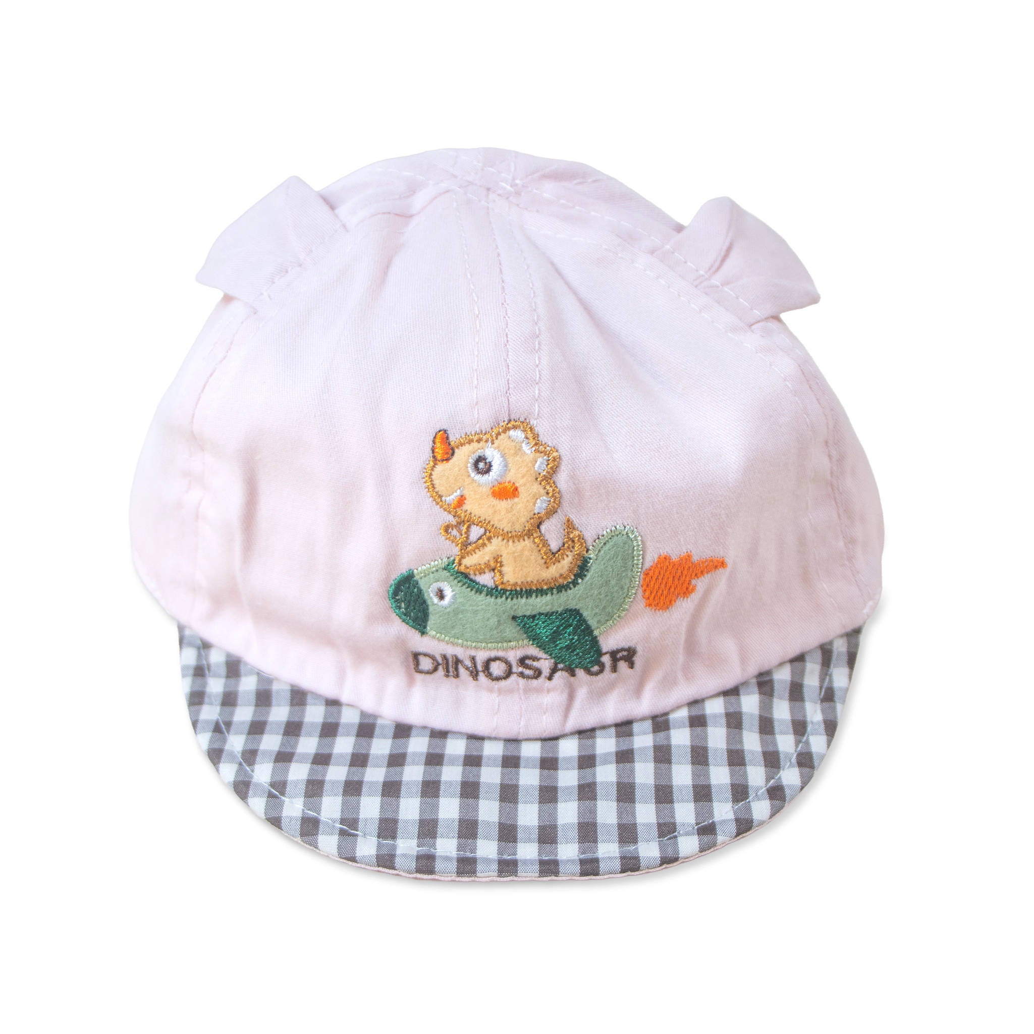Cute Dinosaur Baby Cap Combo – 2-Pack Adjustable Cotton Toddler Baseball Hats