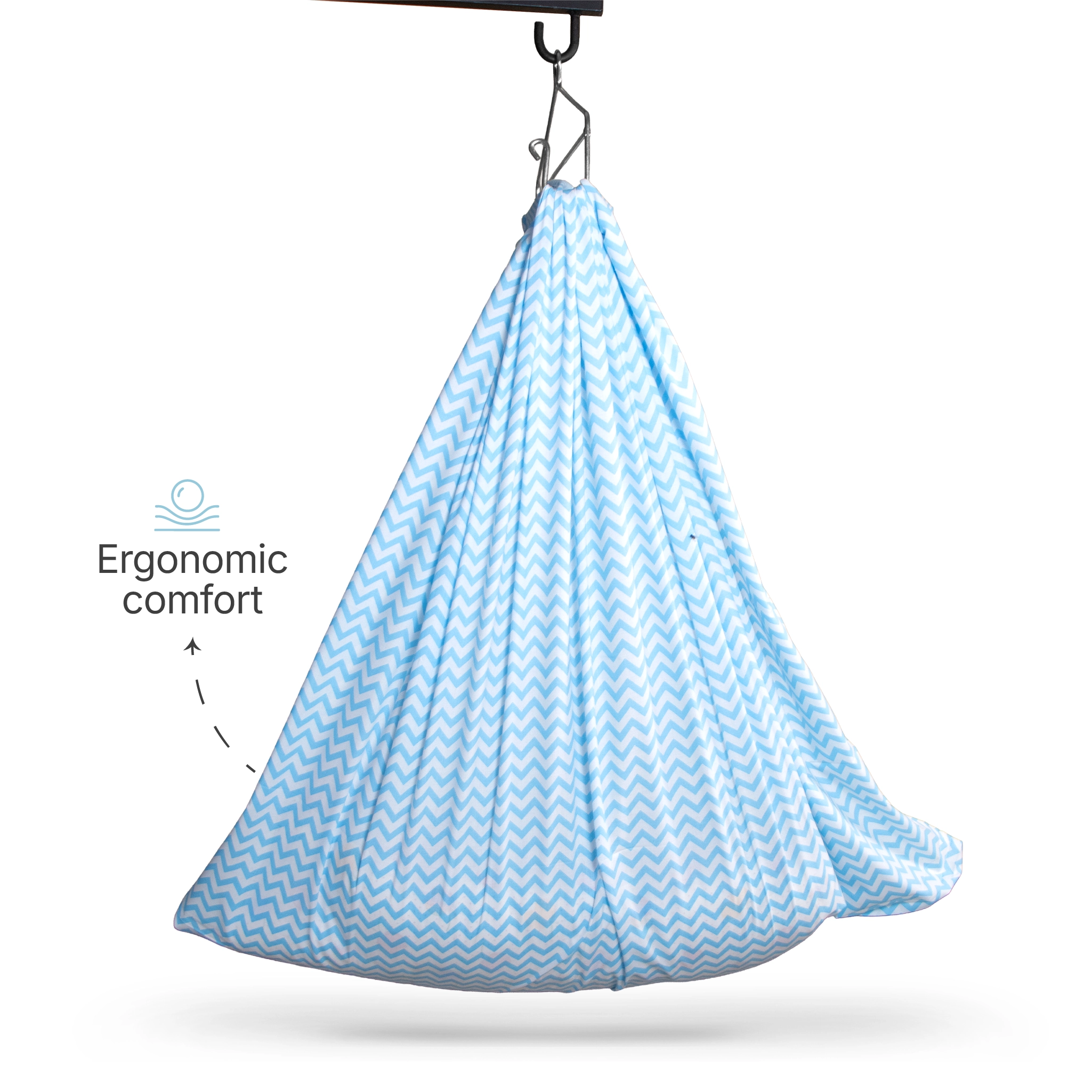 Premium Cotton Baby Hammock Cradle Cloth & Mosquito Net Combo Set (Breathable & Washable)
