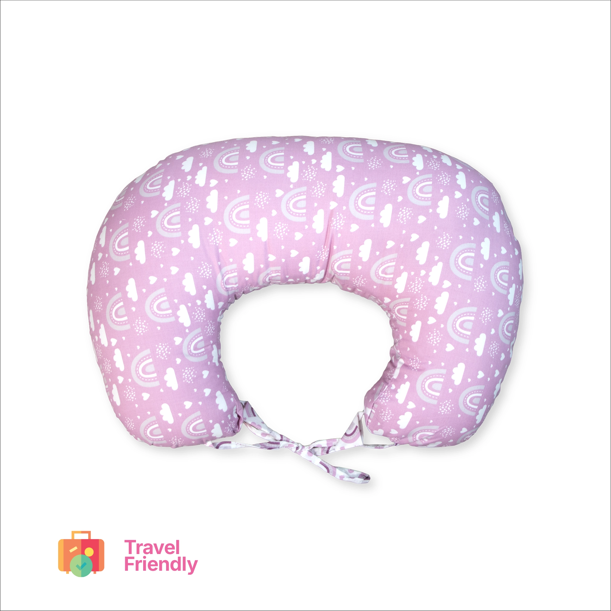 Ergonomic Multipurpose Baby Feeding & Nursing Pillow with Security Tie-Sling