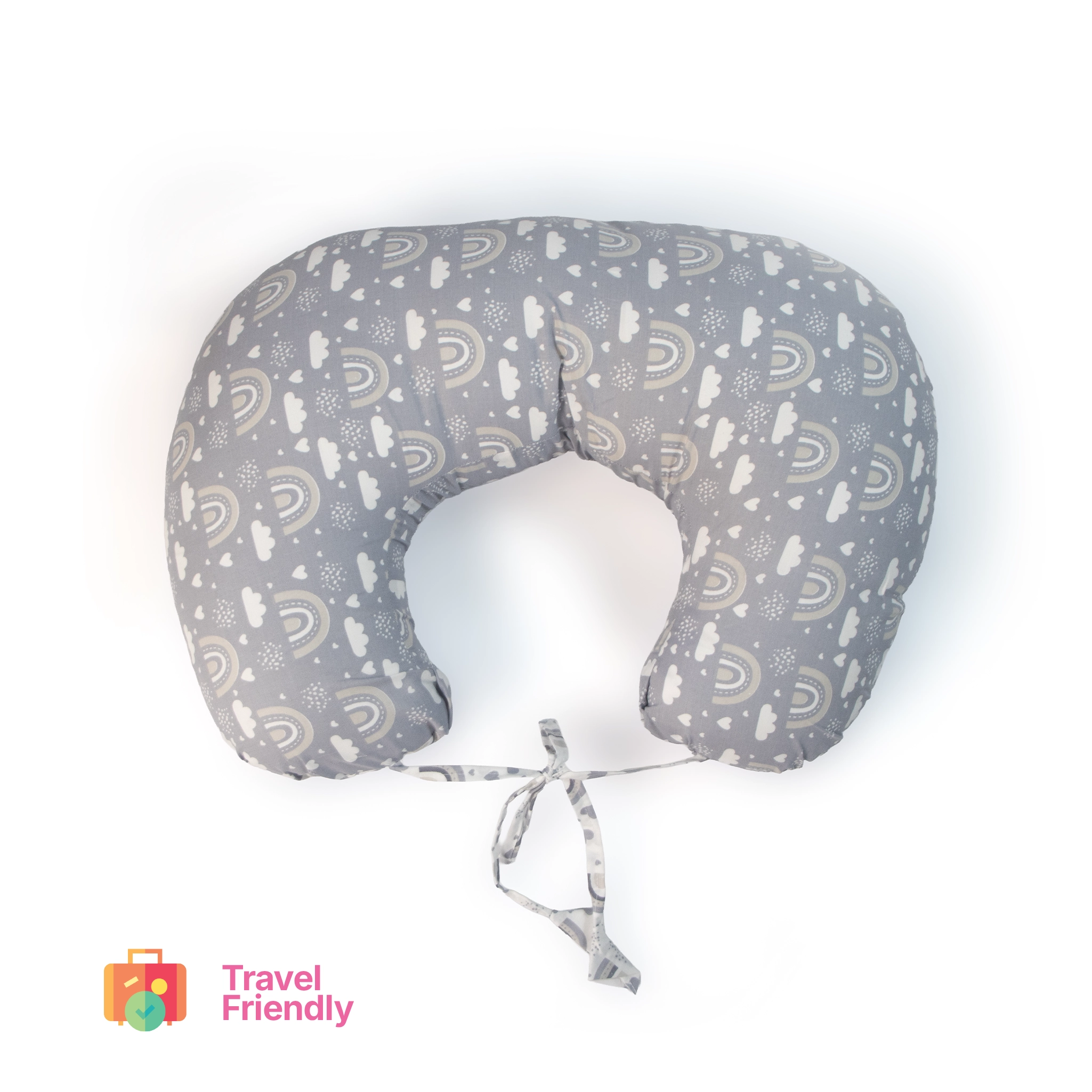 Ergonomic Multipurpose Baby Feeding & Nursing Pillow with Security Tie-Sling