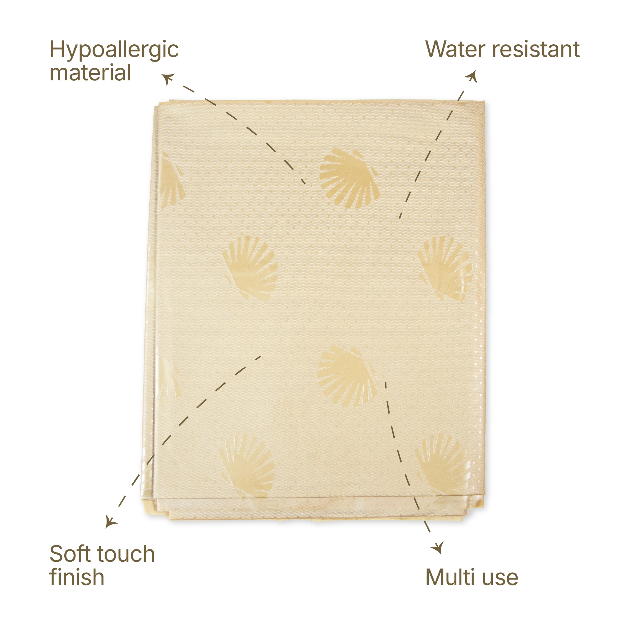 Kids Boon Waterproof PVC Baby Bed Protector Sheet (90 cm x 135 cm)