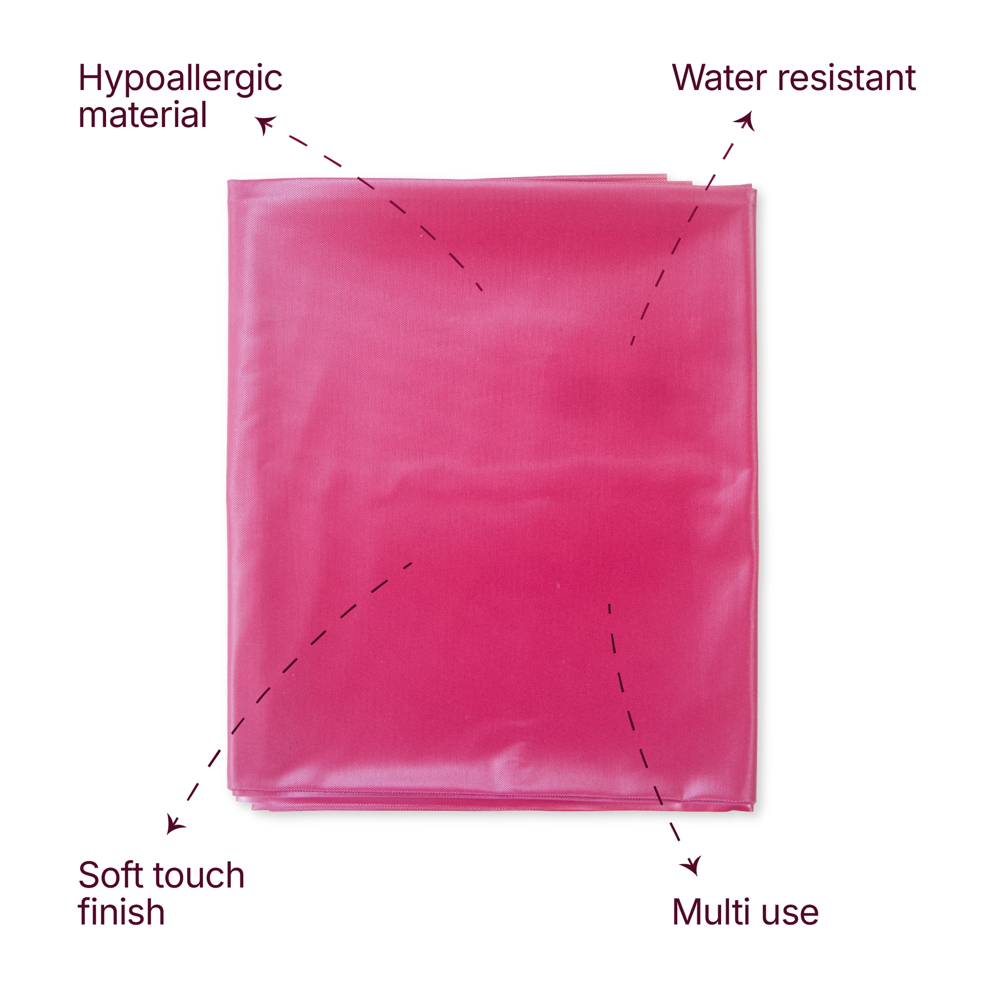 Premium Waterproof PVC Baby Bed Protector Sheet ( 135 cm * 90 cm )