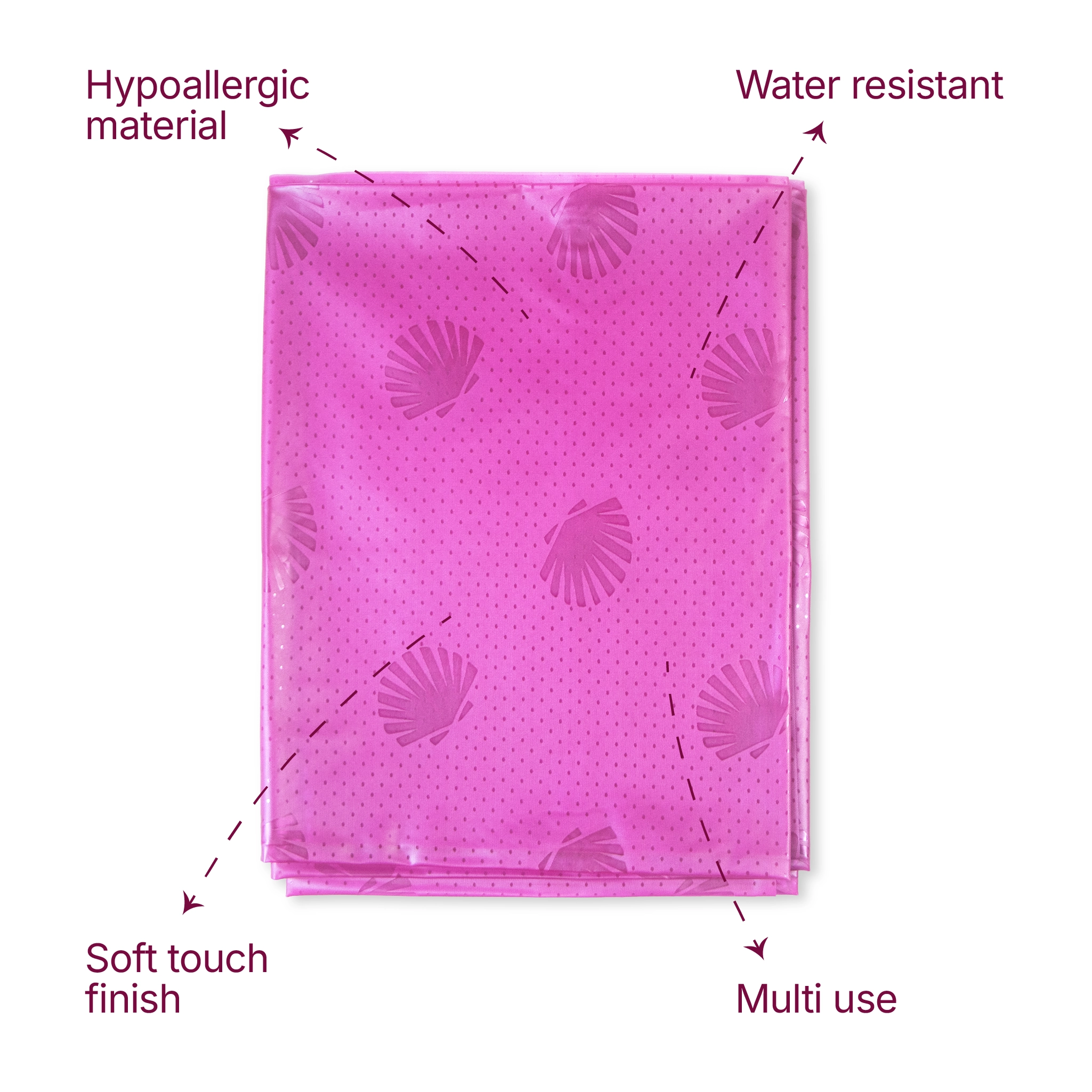 Kids Boon Waterproof PVC Baby Bed Protector Sheet (90 cm x 135 cm)