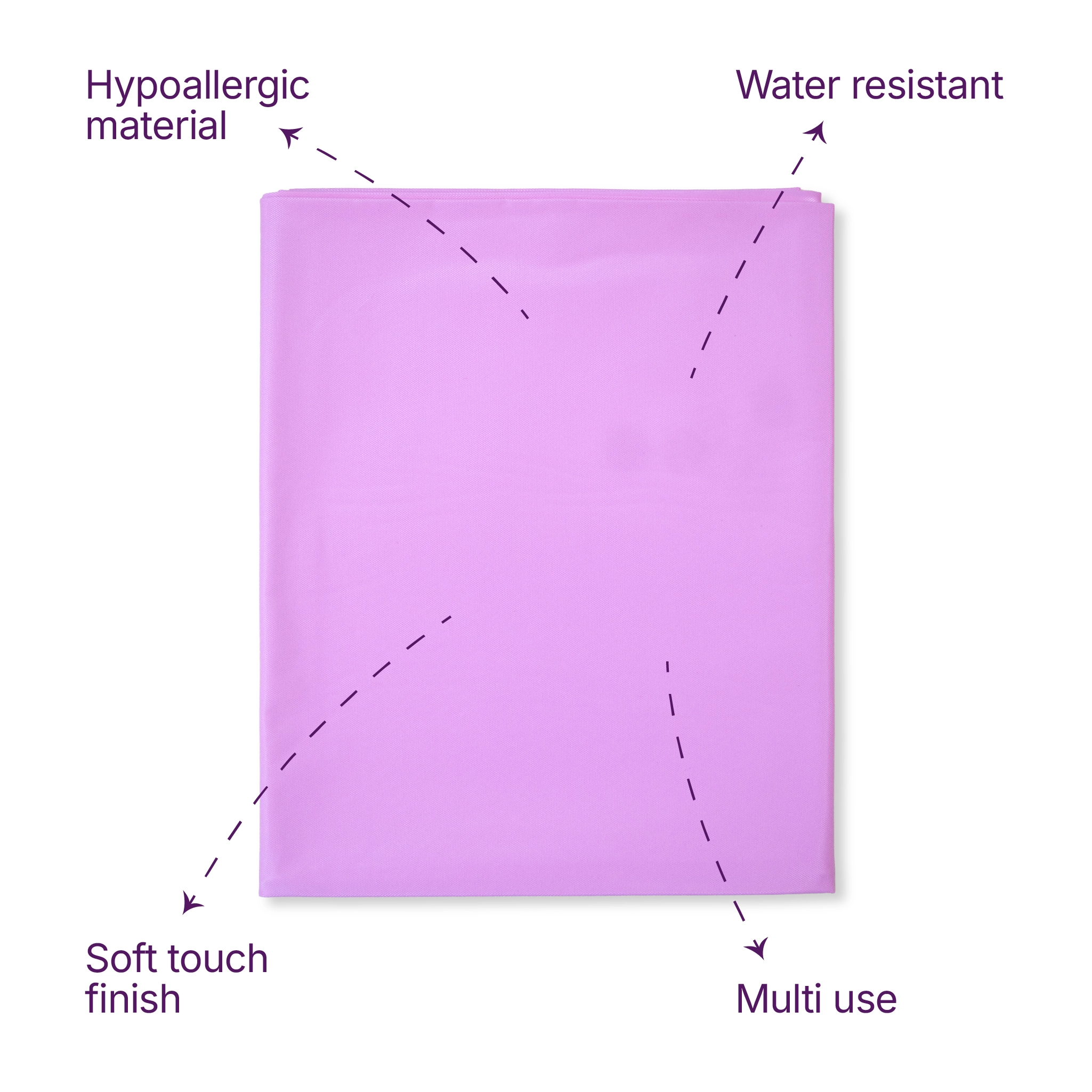 Premium Waterproof PVC Baby Bed Protector Sheet ( 135 cm * 90 cm )