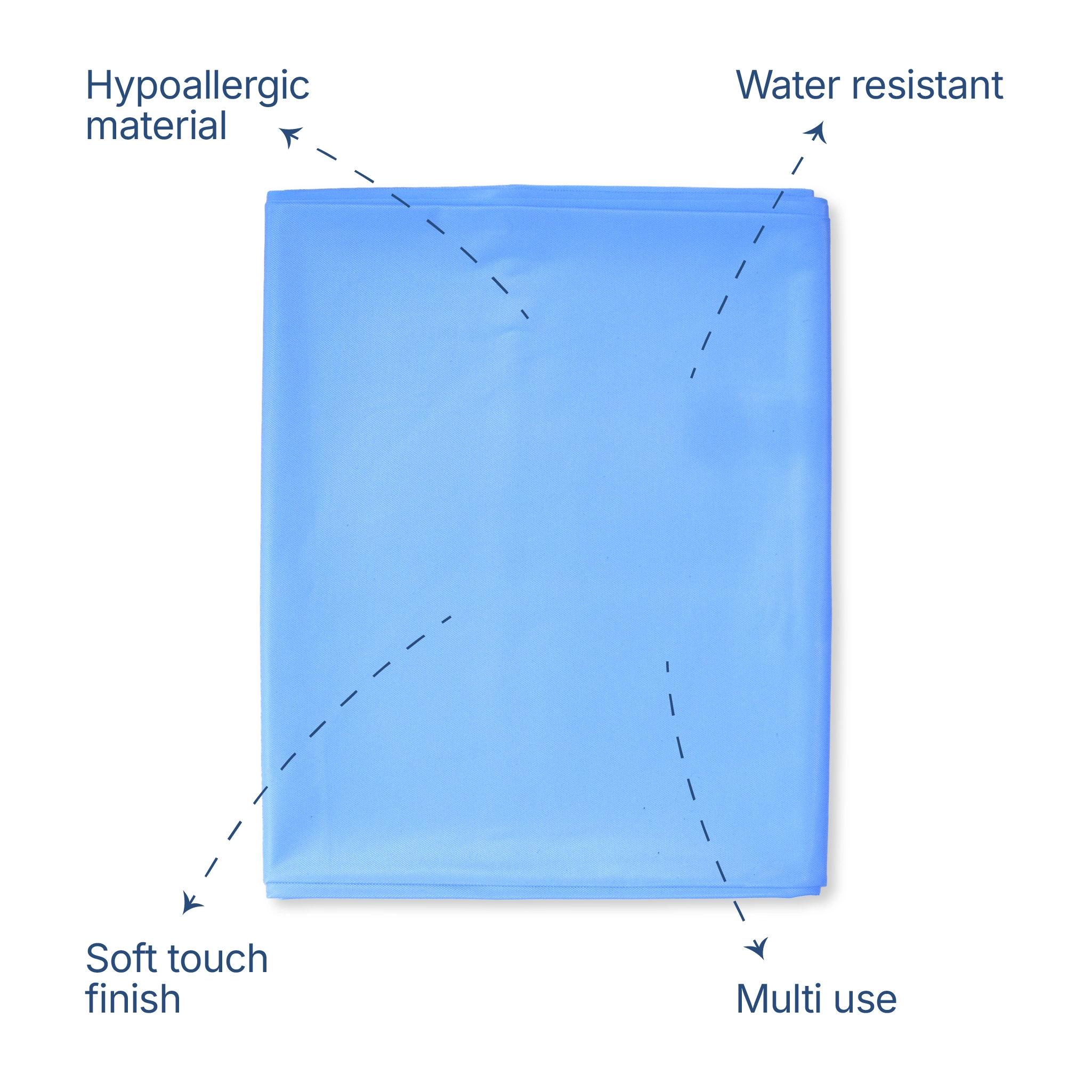 Premium Waterproof PVC Baby Bed Protector Sheet ( 135 cm * 90 cm )