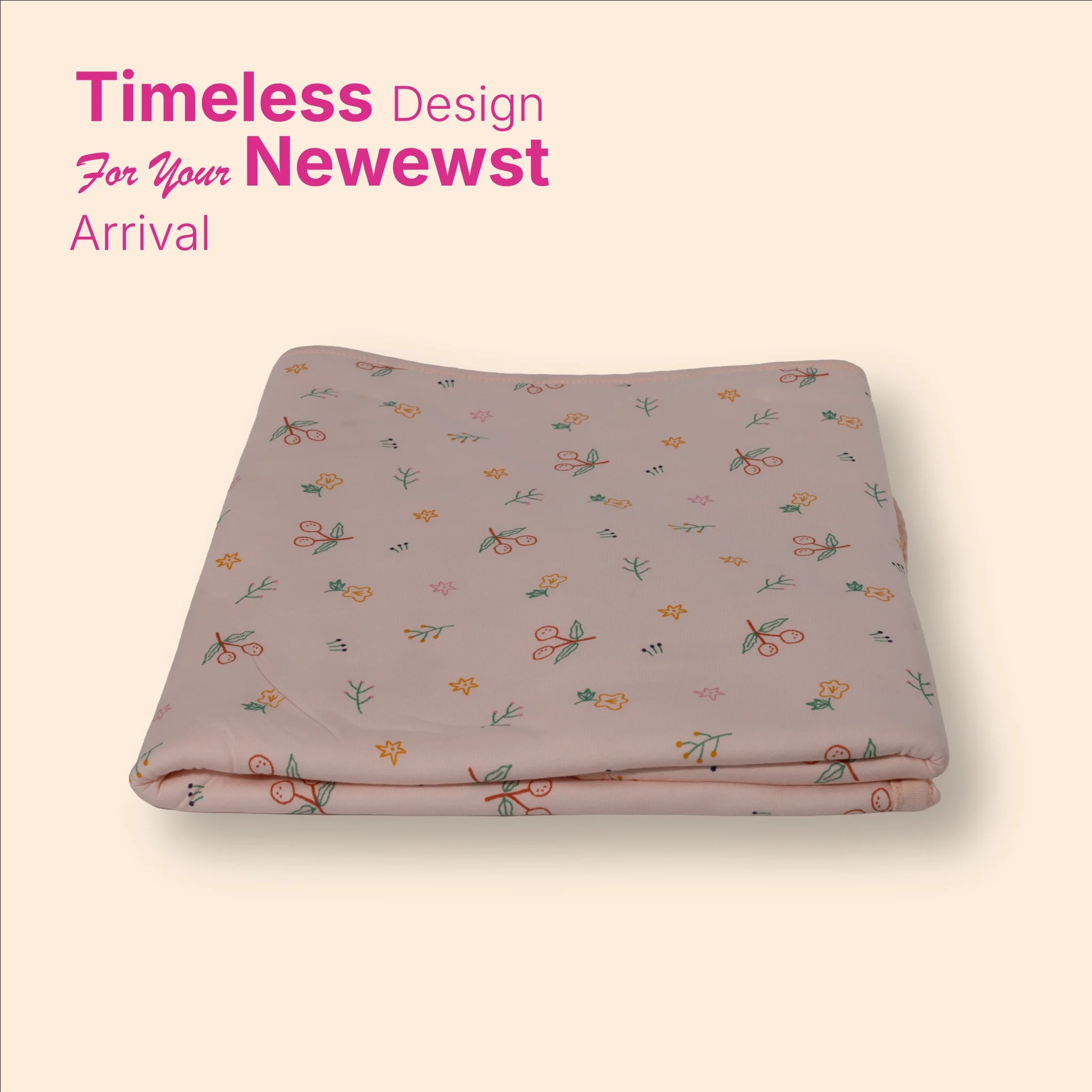 Polar Fleece Hooded Baby Blanket – Soft All-Weather Newborn Wrapper (0-12 Months, 80x80 cm)