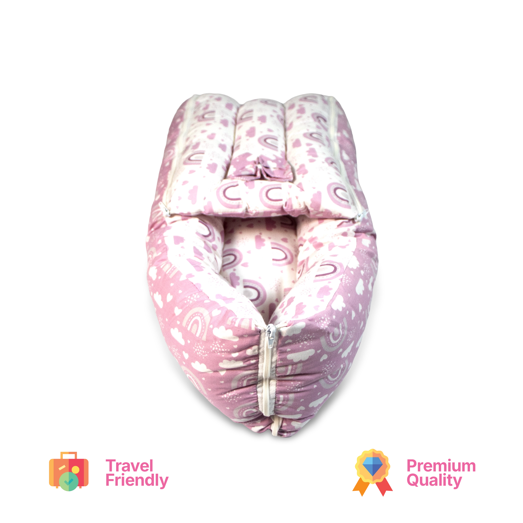 Premium 3-in-1 Baby Carry Bed & Sleeping Pod | Soft Cotton Nest for Newborns