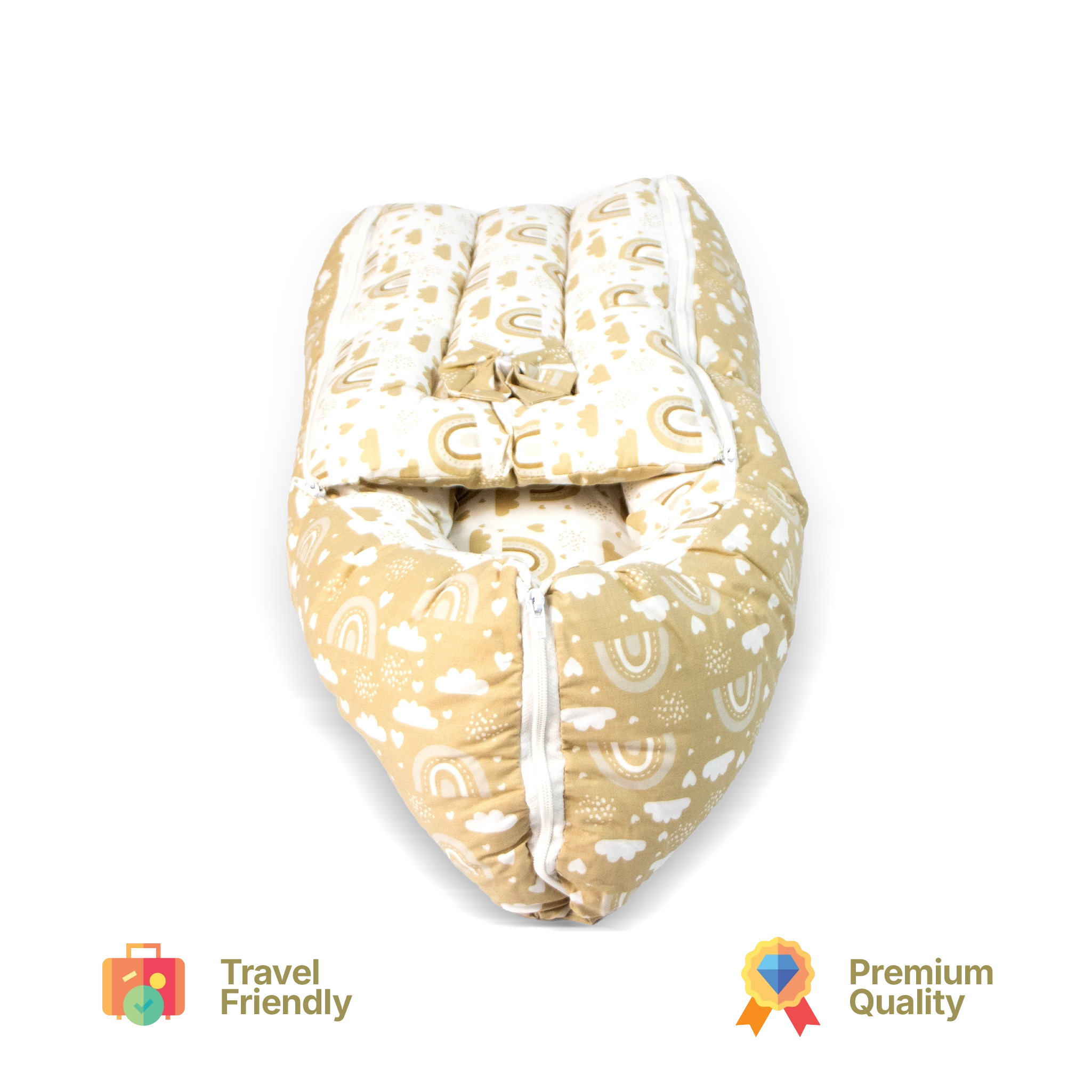 Premium 3-in-1 Baby Carry Bed & Sleeping Pod | Soft Cotton Nest for Newborns