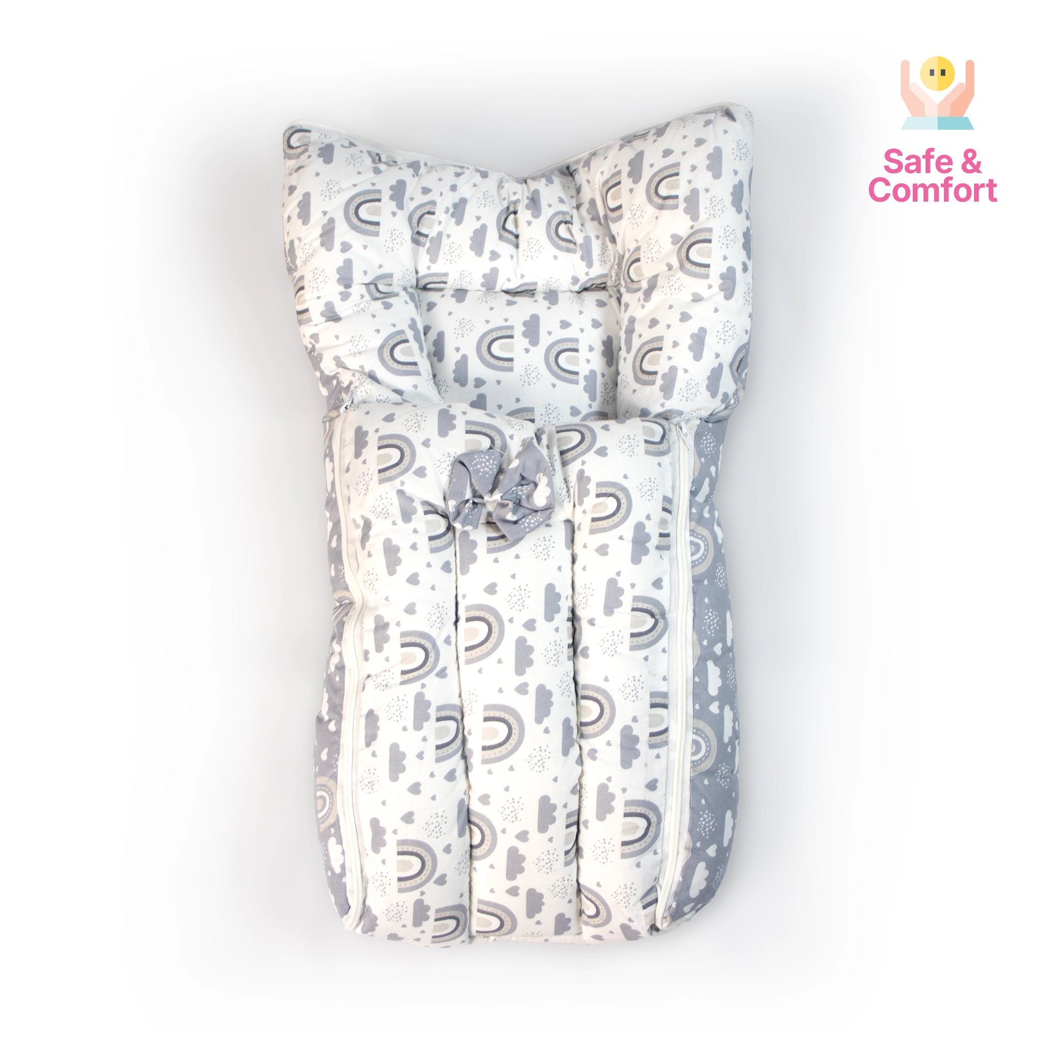 Premium 3-in-1 Baby Carry Bed & Sleeping Pod | Soft Cotton Nest for Newborns