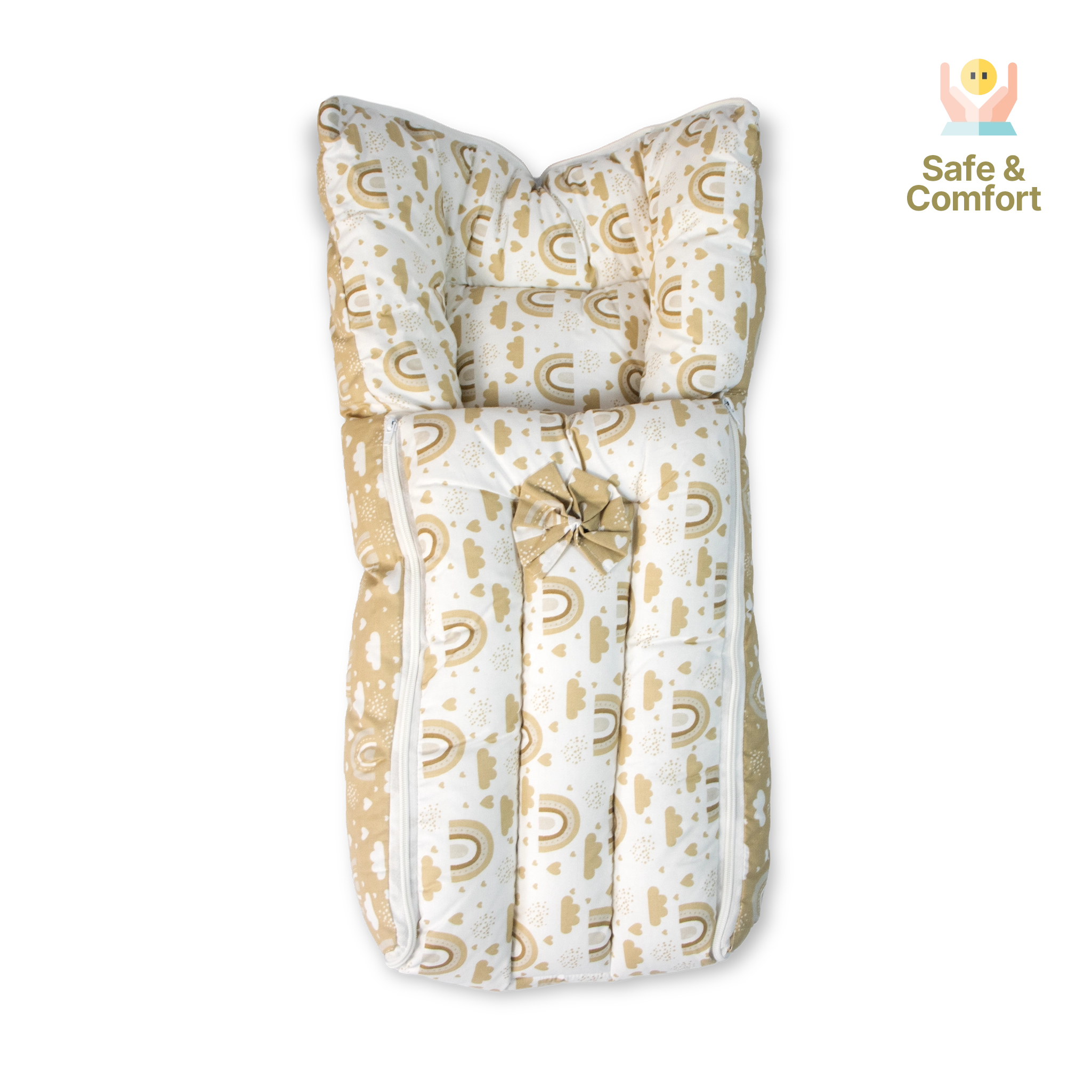Premium 3-in-1 Baby Carry Bed & Sleeping Pod | Soft Cotton Nest for Newborns