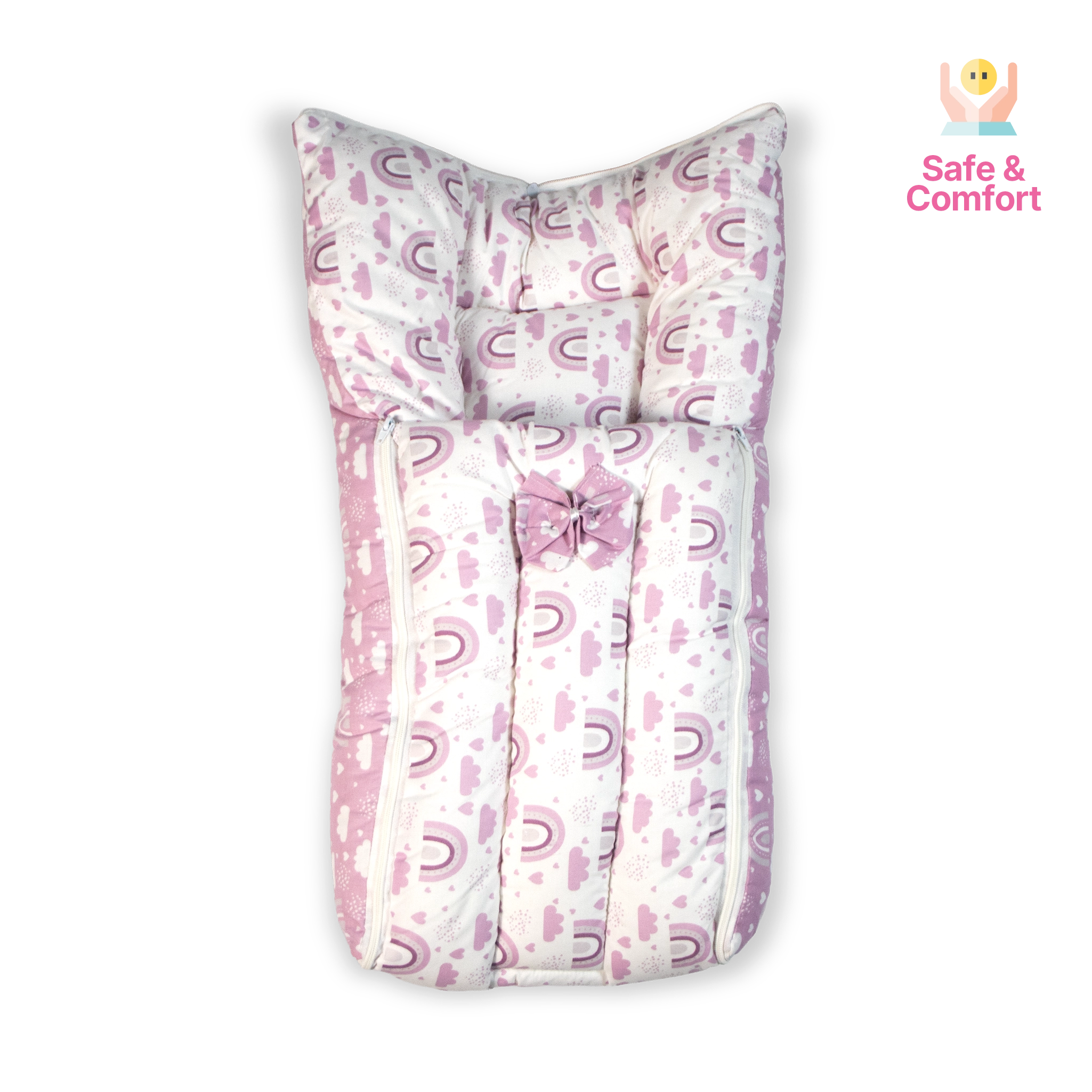 Premium 3-in-1 Baby Carry Bed & Sleeping Pod | Soft Cotton Nest for Newborns