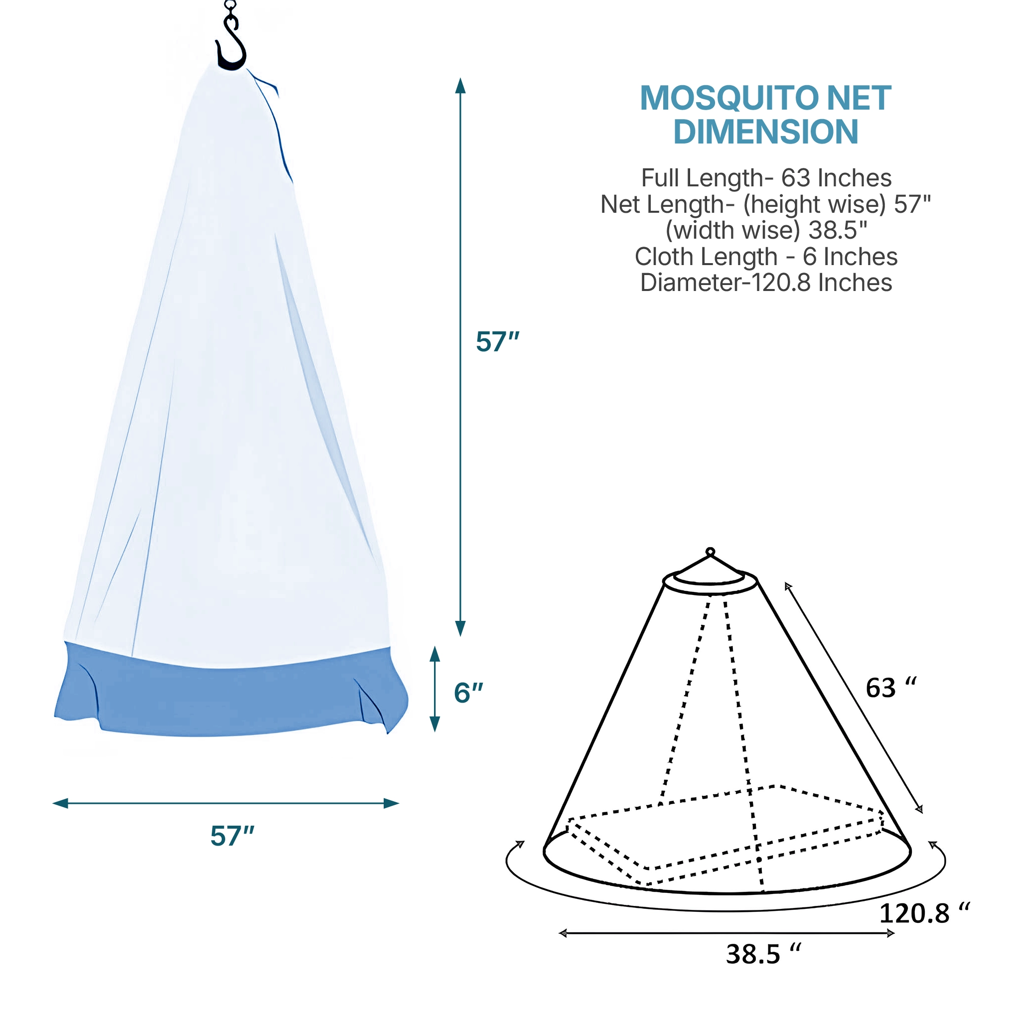 Breathable Mesh Cradle Net for Baby Hammock | Floral Print