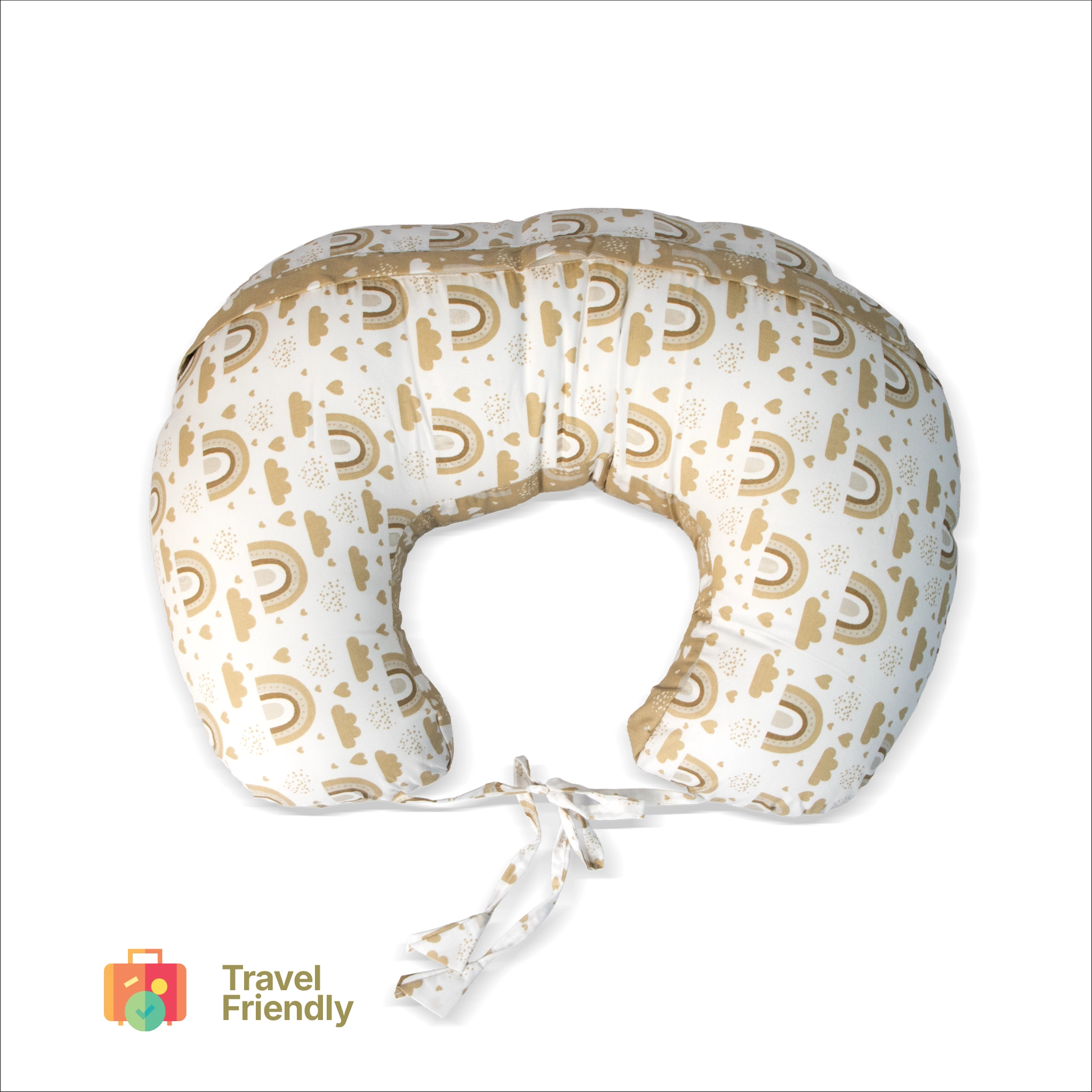 Ergonomic Multipurpose Baby Feeding & Nursing Pillow with Security Tie-Sling
