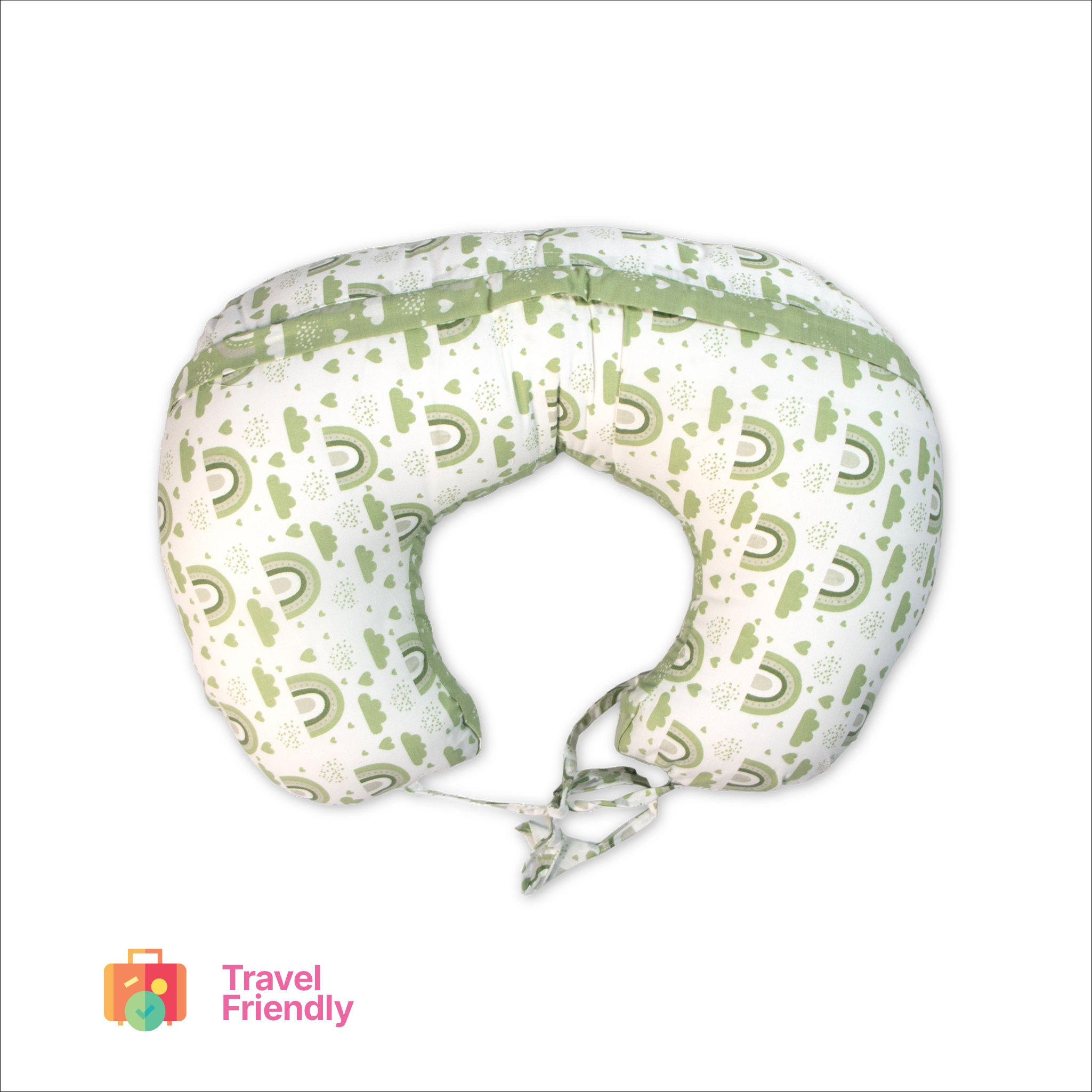 Ergonomic Multipurpose Baby Feeding & Nursing Pillow with Security Tie-Sling