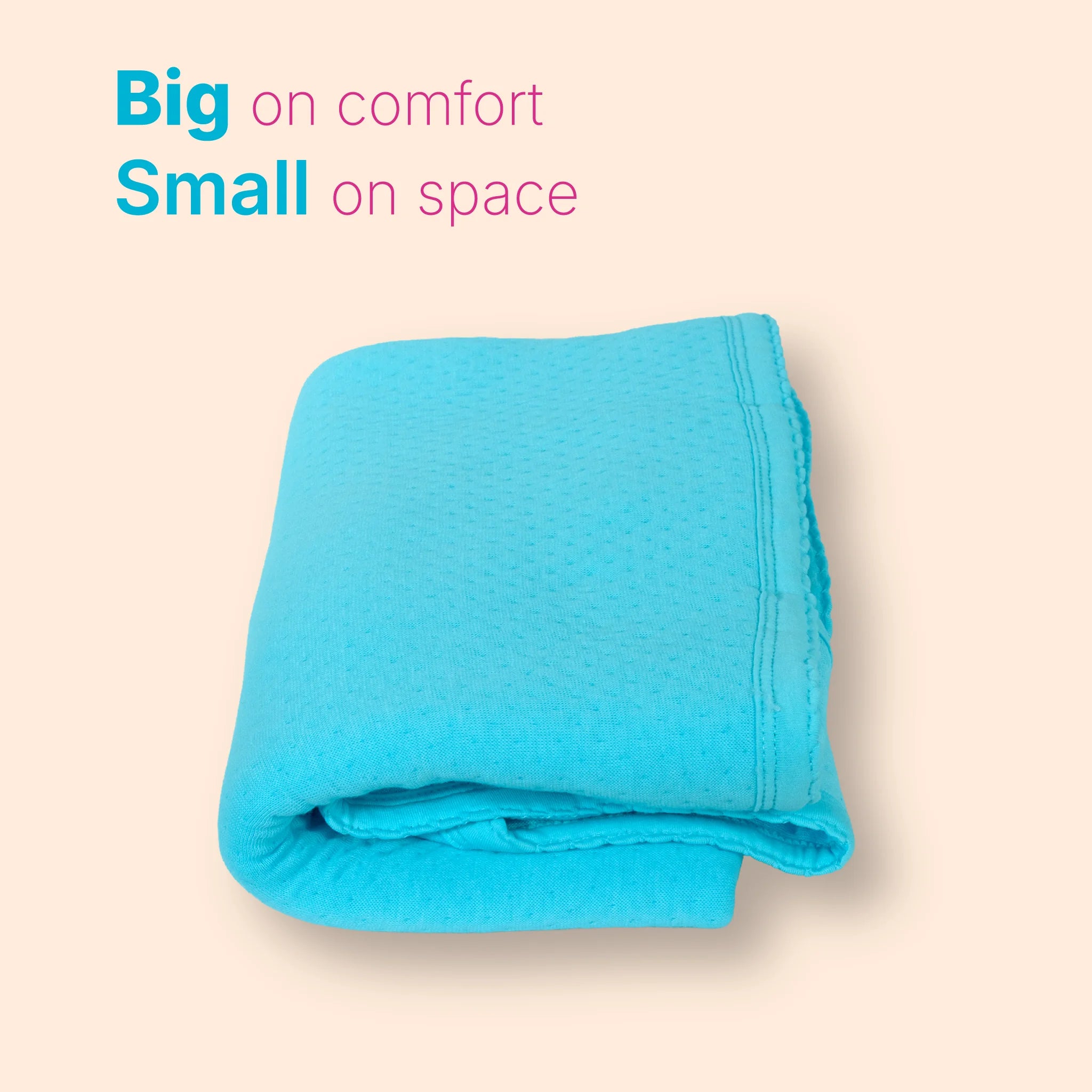 Premium Jacquard Baby Hooded Blanket-(80x80 cm) for Newborns & Infants